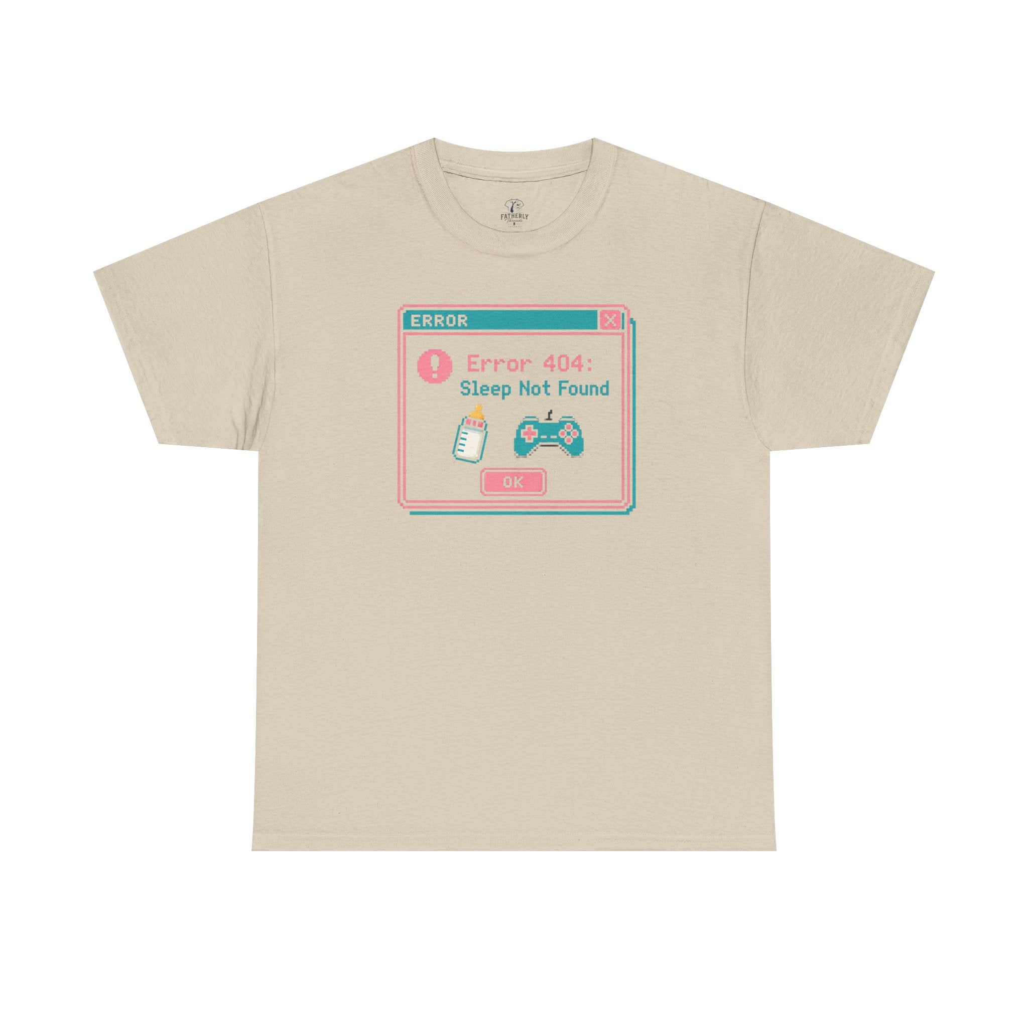 Error 404 "Sleep Not Found" Tee Cute Gamer Vaporwave Graphic TShirt