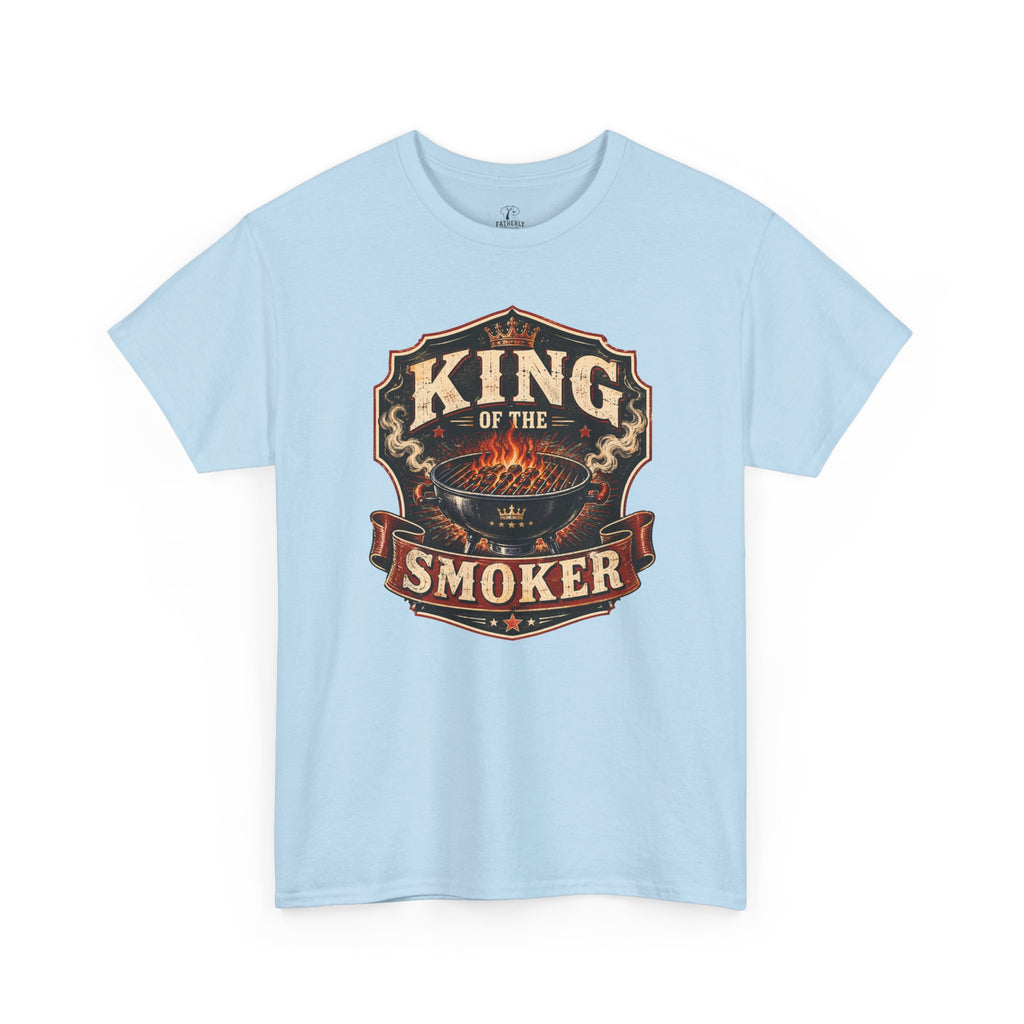 King of the Smoker TShirt  BBQ Grill Master Graphic Tee