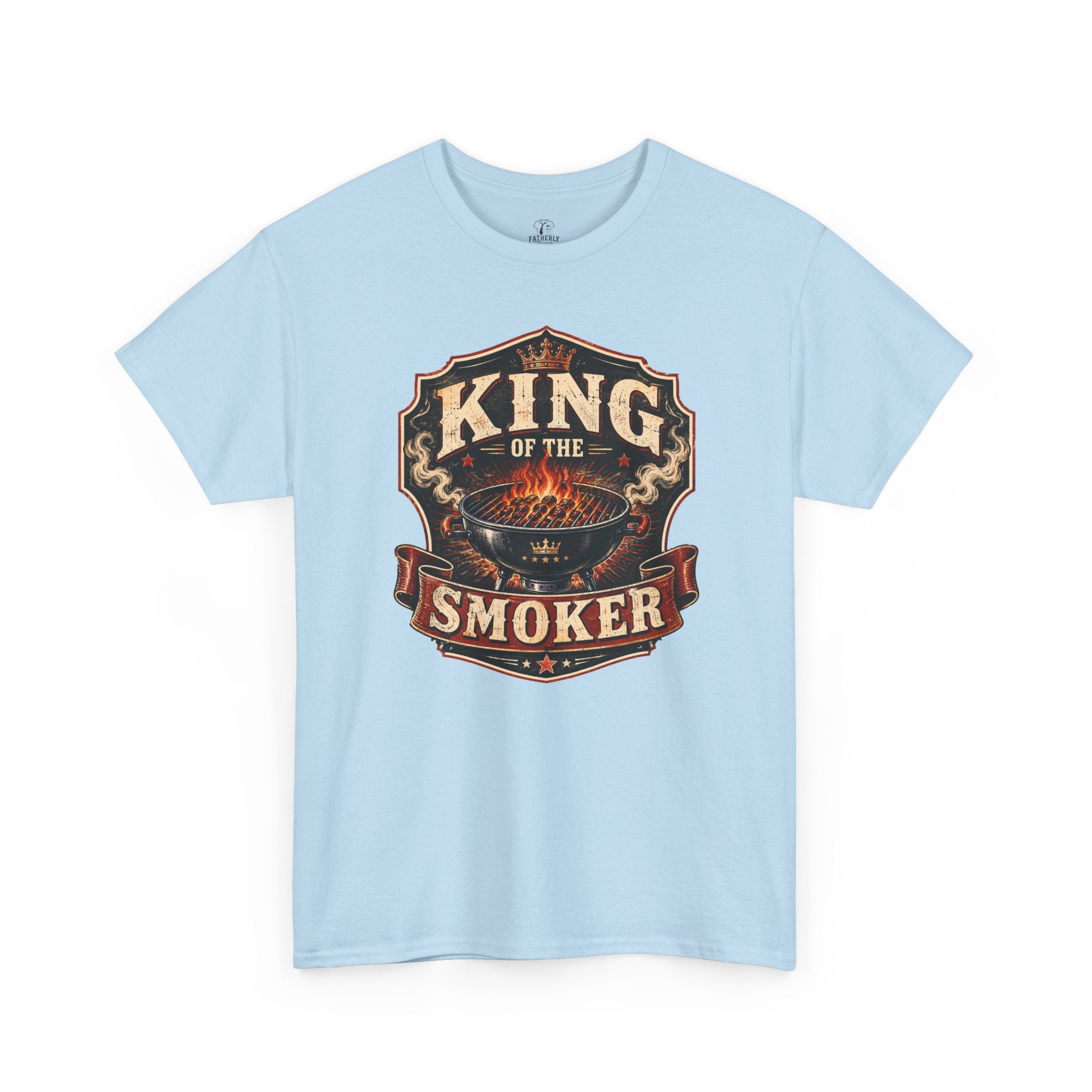 King of the Smoker TShirt  BBQ Grill Master Graphic Tee