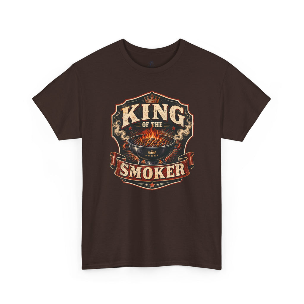 King of the Smoker TShirt  BBQ Grill Master Graphic Tee