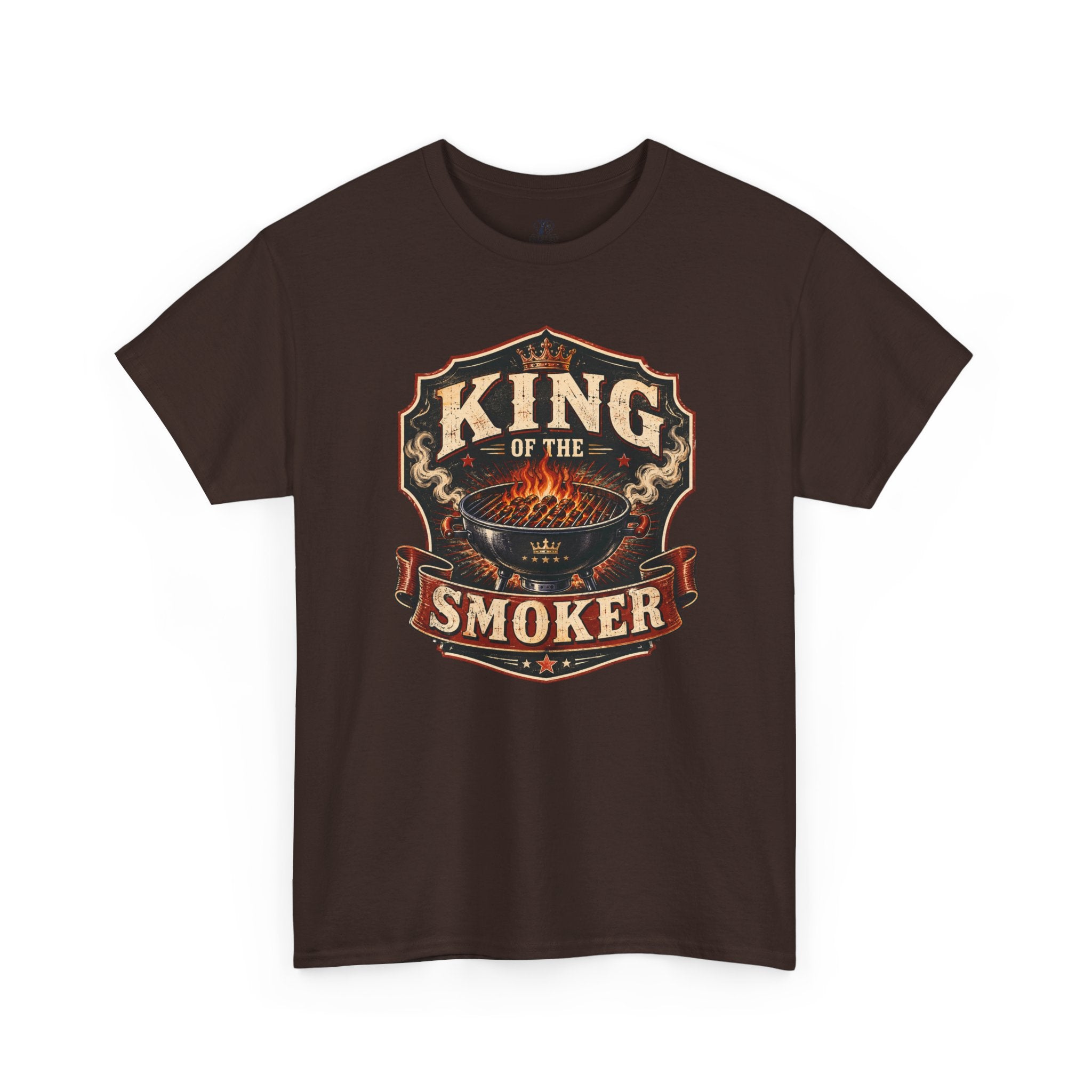 King of the Smoker TShirt  BBQ Grill Master Graphic Tee