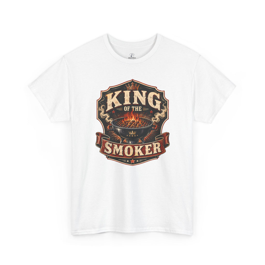 King of the Smoker TShirt  BBQ Grill Master Graphic Tee