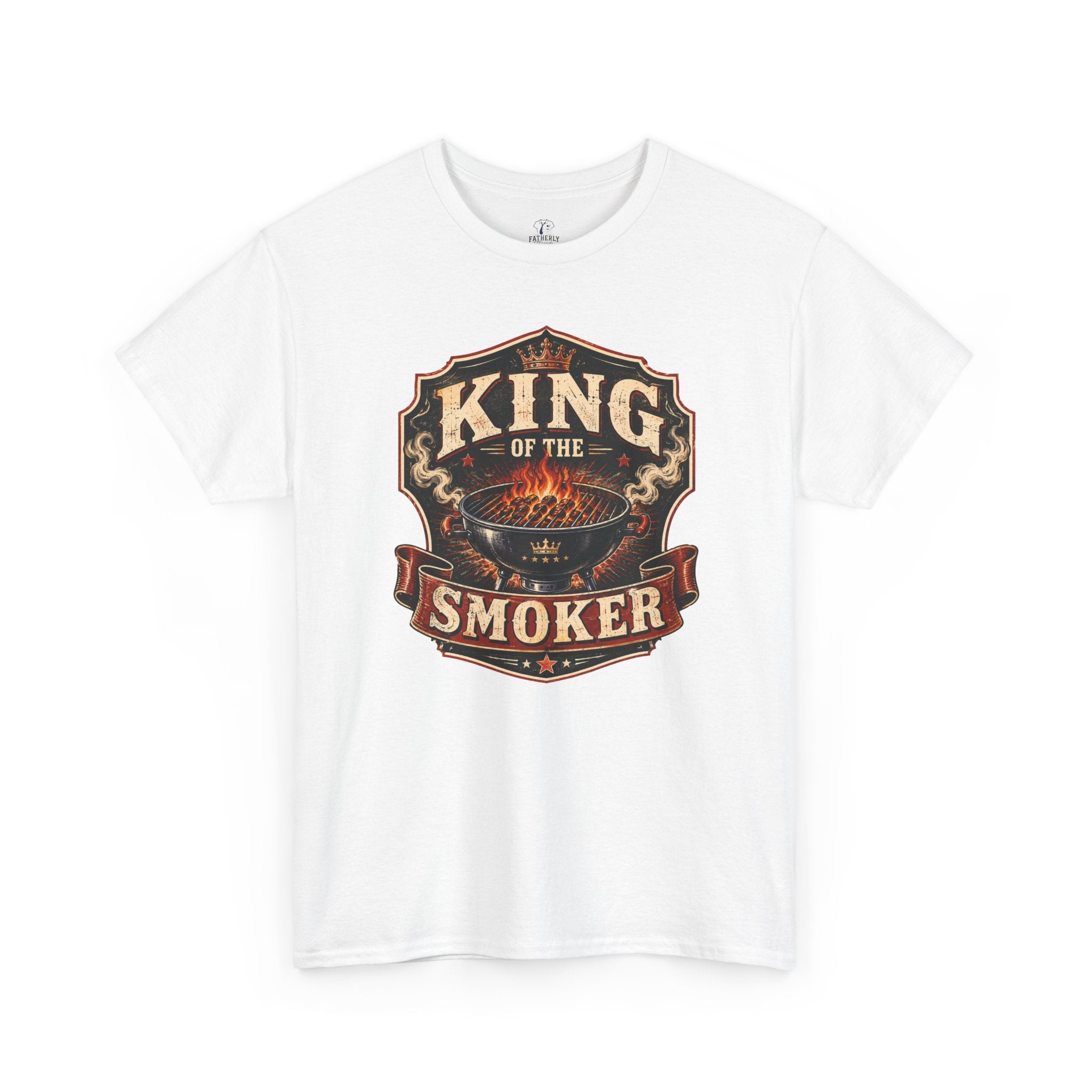 King of the Smoker TShirt  BBQ Grill Master Graphic Tee