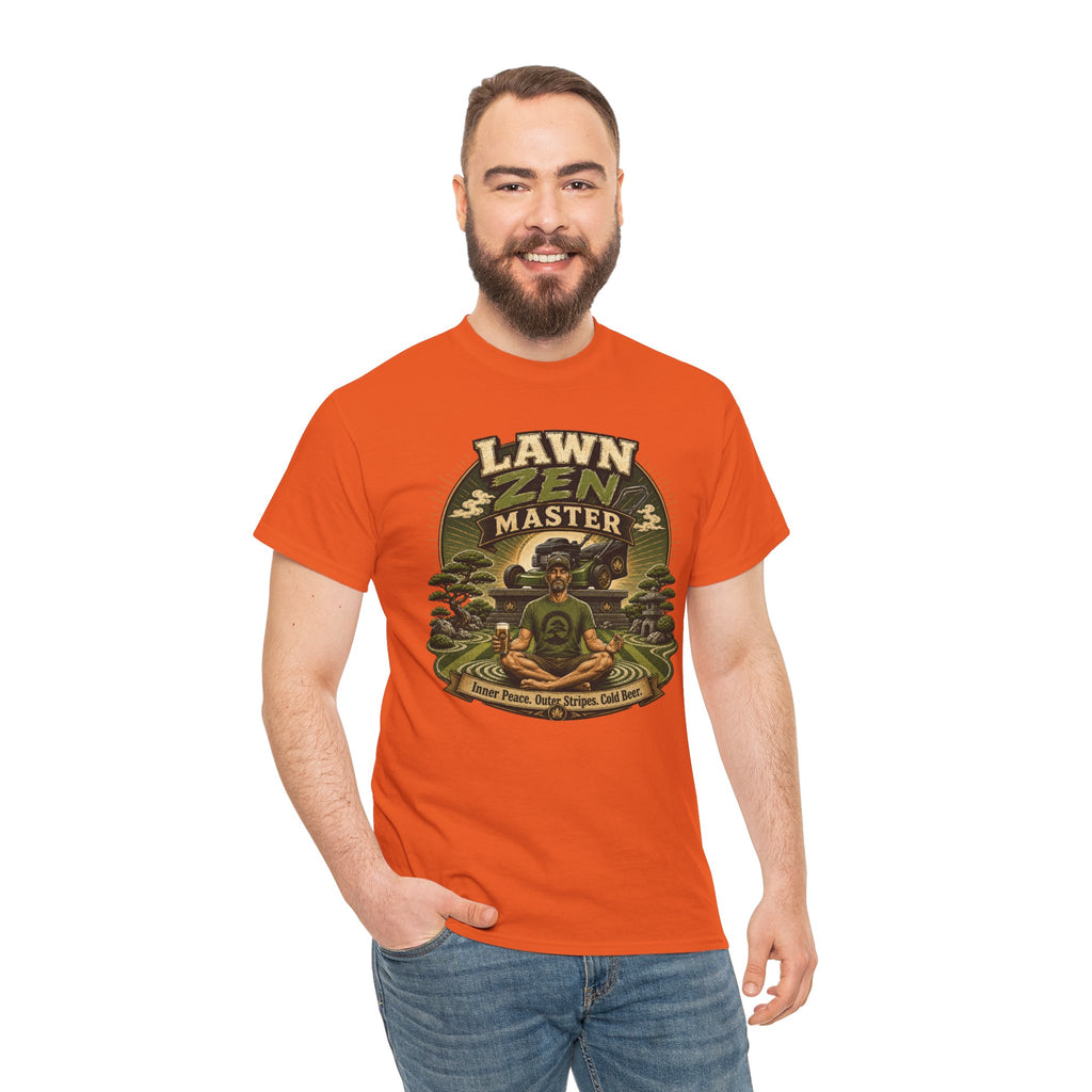 Lawn Zen Master T-Shirt – Gardening Humor Tee