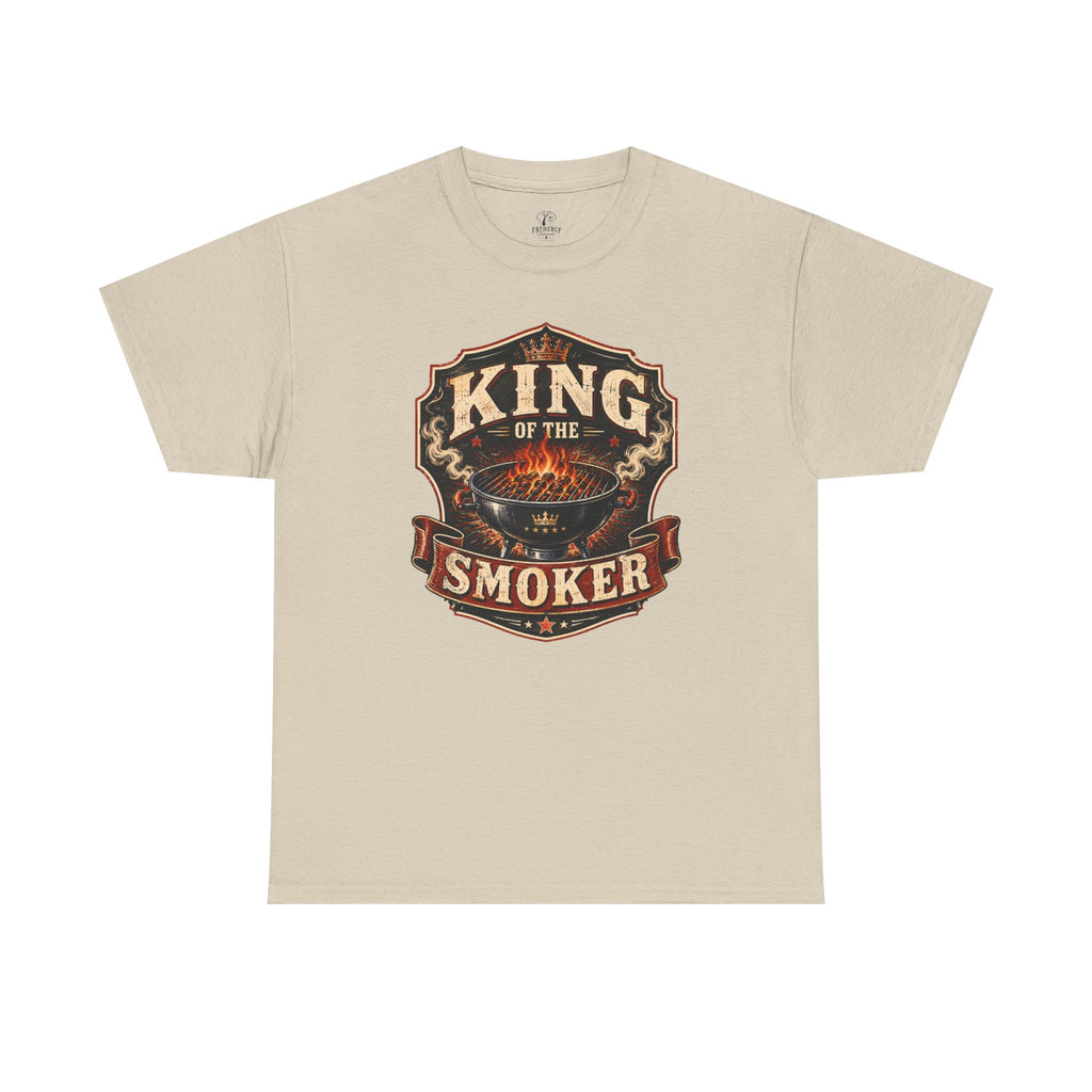 King of the Smoker TShirt  BBQ Grill Master Graphic Tee