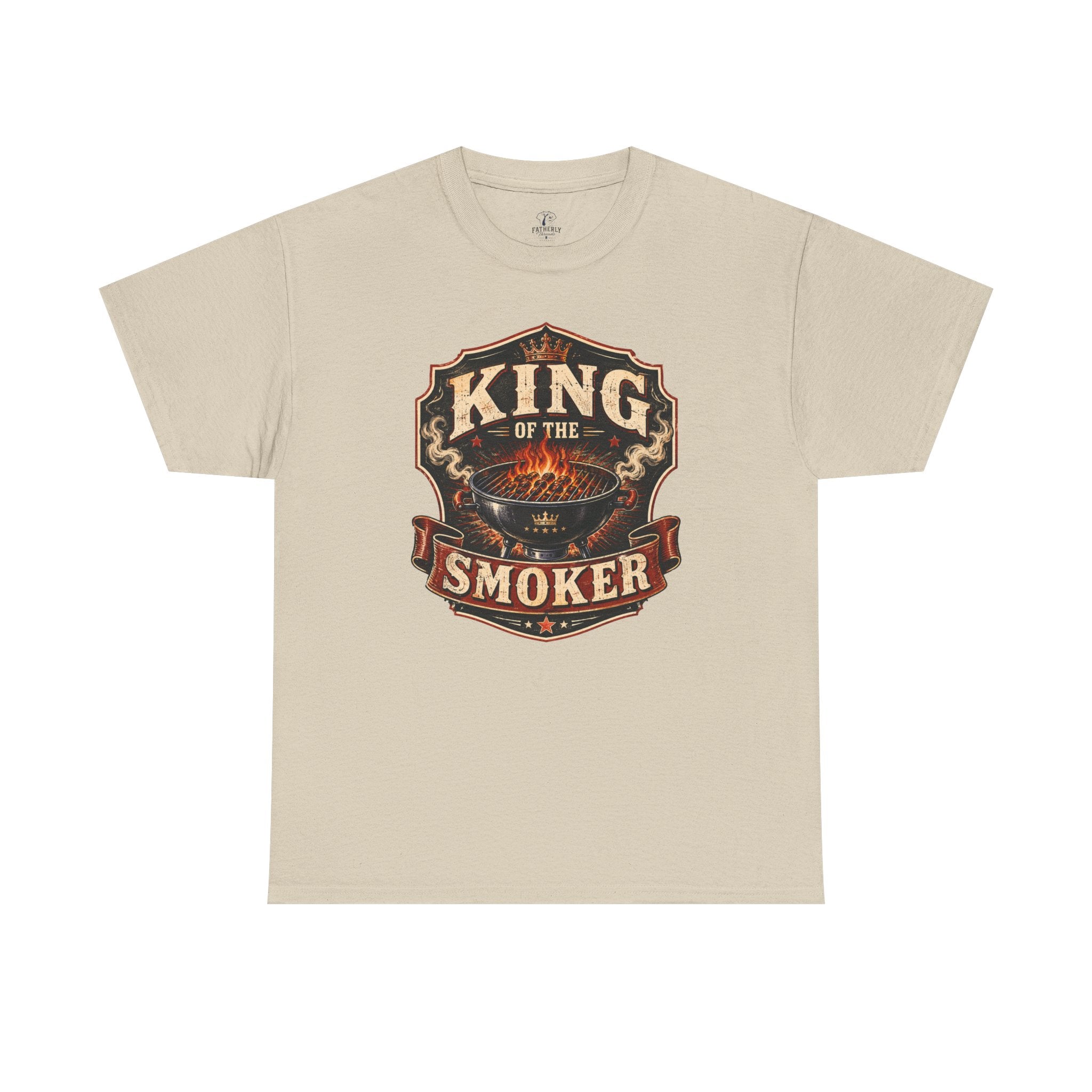 King of the Smoker TShirt  BBQ Grill Master Graphic Tee