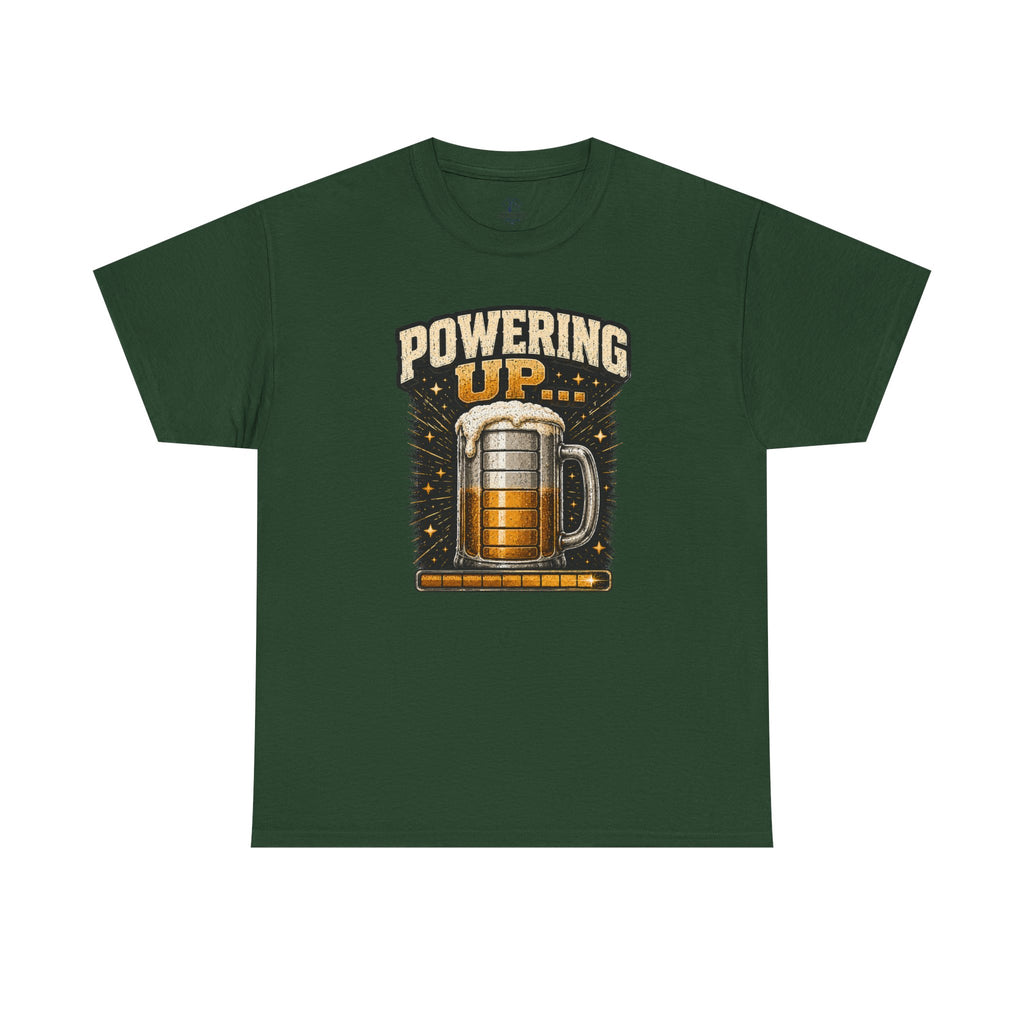 Powering Up Beer Mug T‑Shirt
