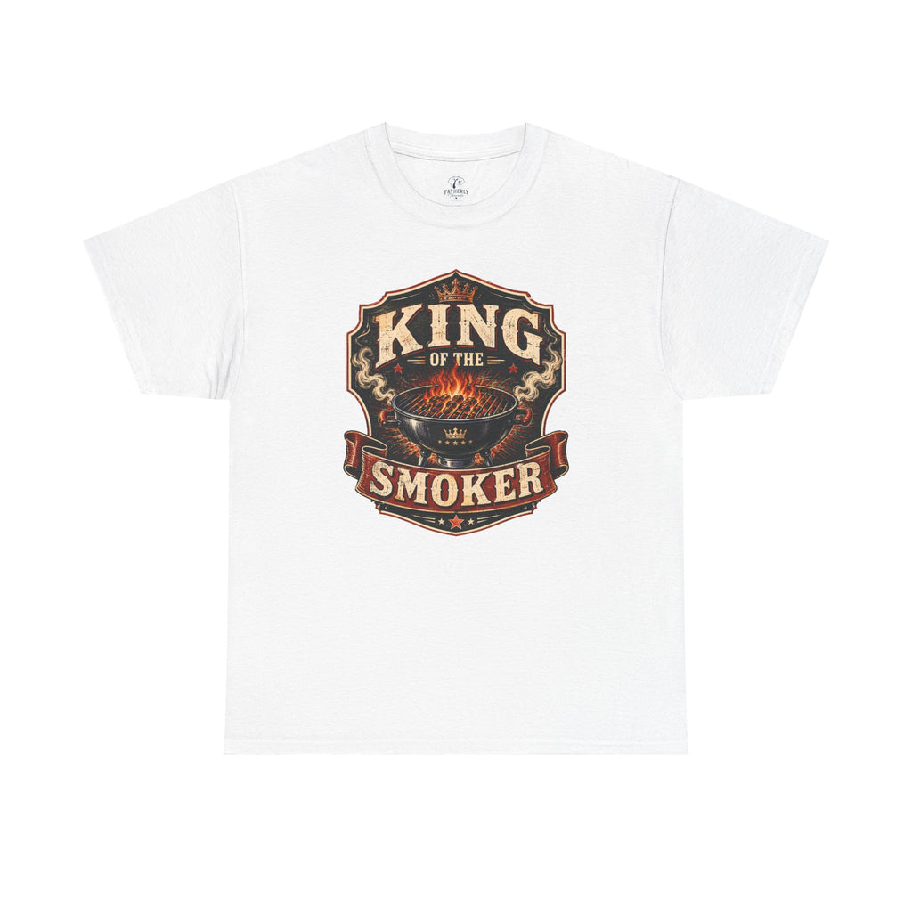 King of the Smoker TShirt  BBQ Grill Master Graphic Tee