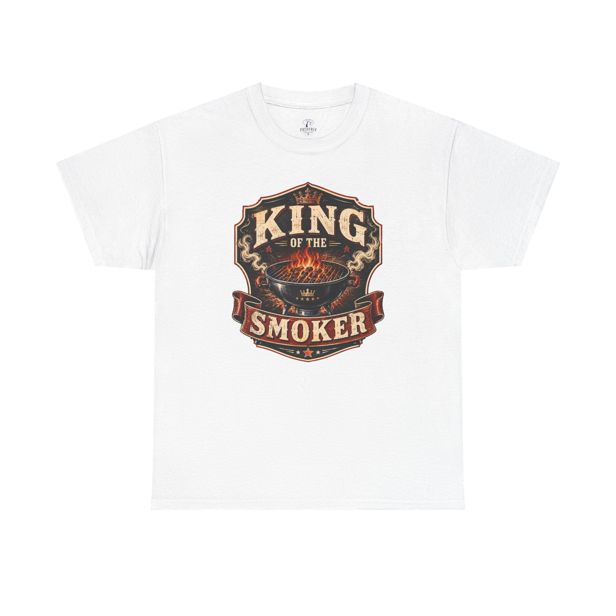 King of the Smoker TShirt  BBQ Grill Master Graphic Tee