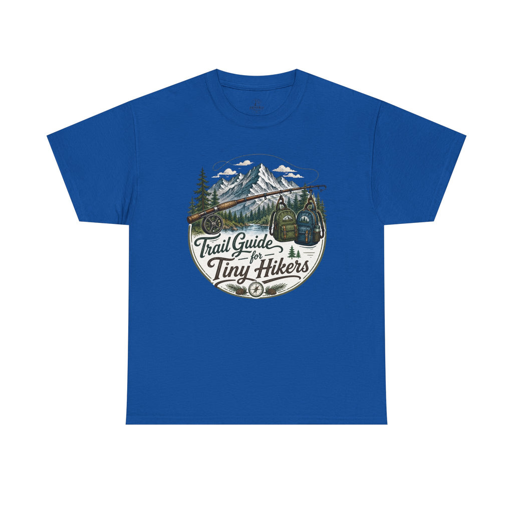 Trail Guide for Tiny Hikers TShirt Mountain Hiking Badge Tee