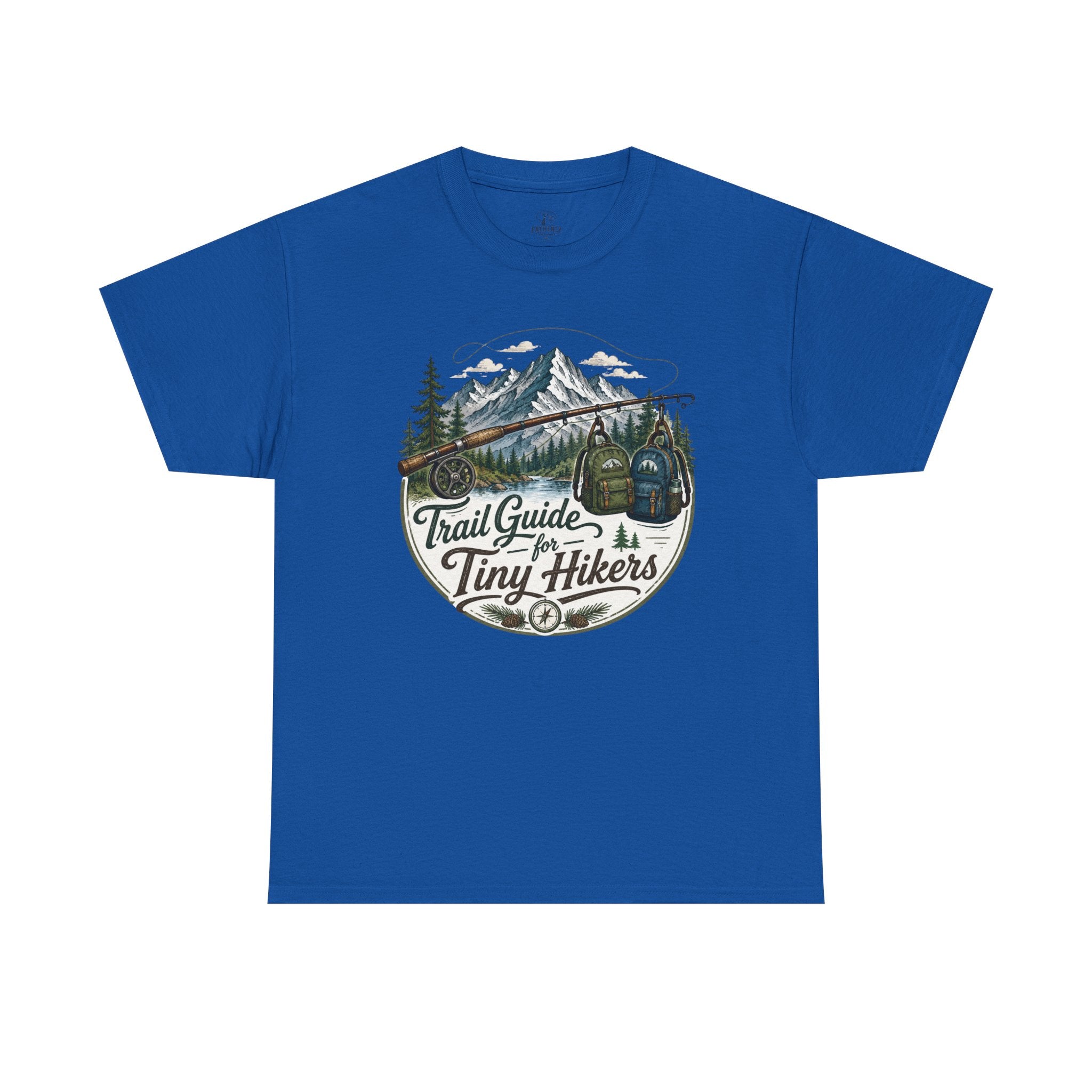 Trail Guide for Tiny Hikers TShirt Mountain Hiking Badge Tee