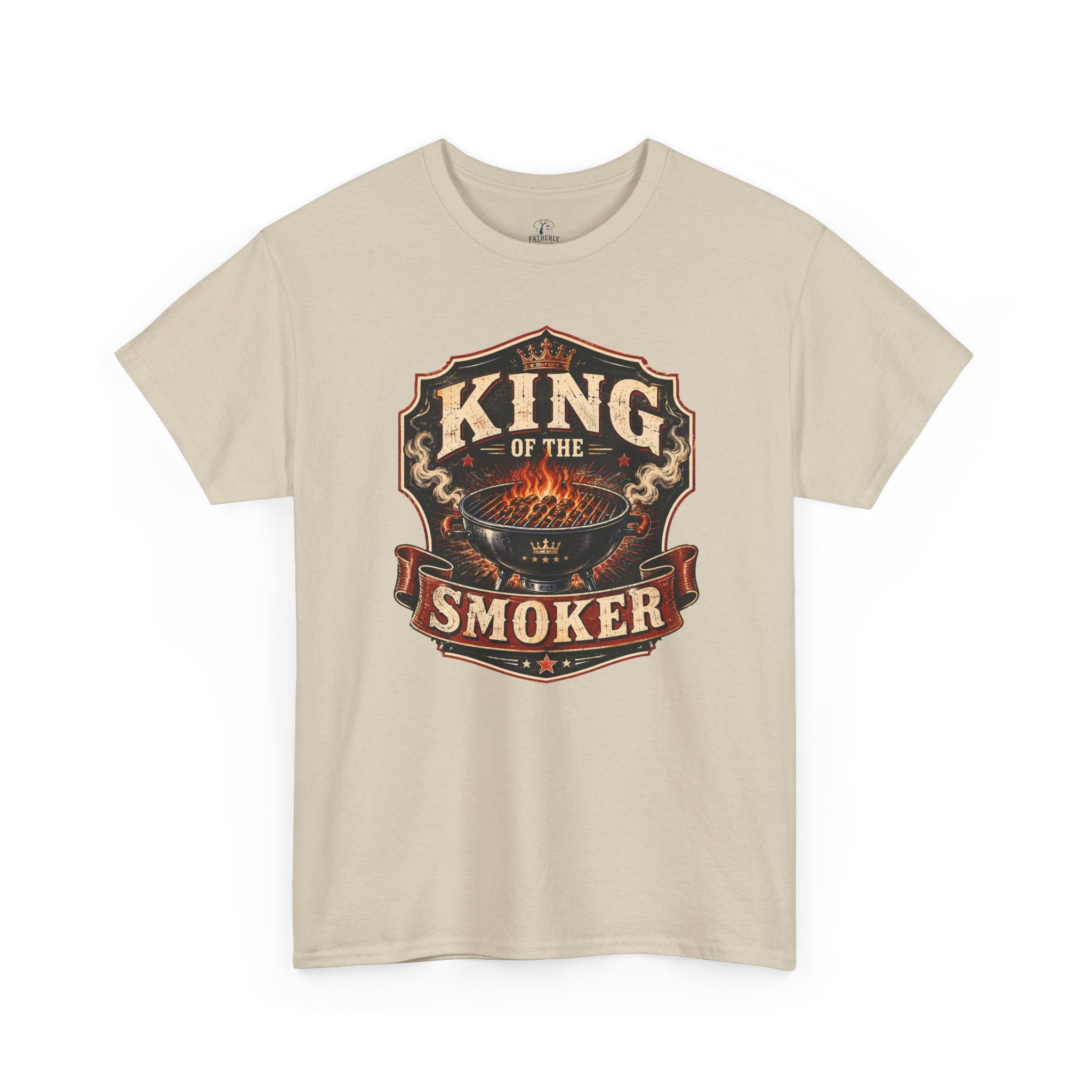 King of the Smoker TShirt  BBQ Grill Master Graphic Tee