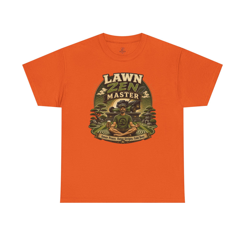 Lawn Zen Master T-Shirt – Gardening Humor Tee