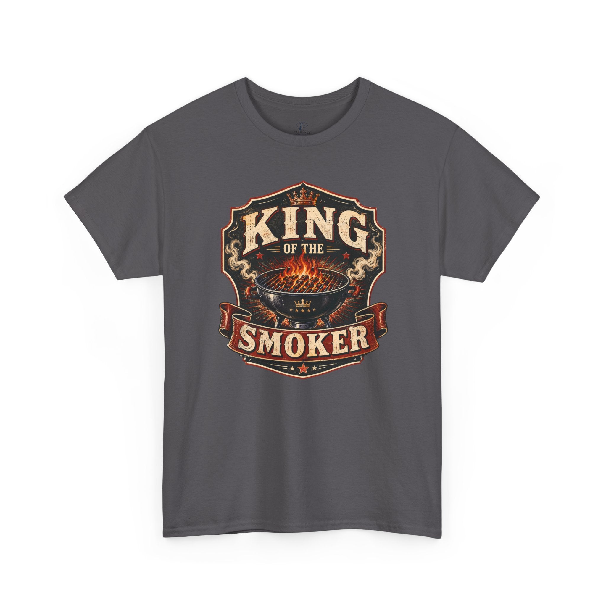 King of the Smoker TShirt  BBQ Grill Master Graphic Tee