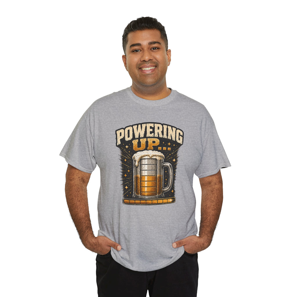Powering Up Beer Mug T‑Shirt