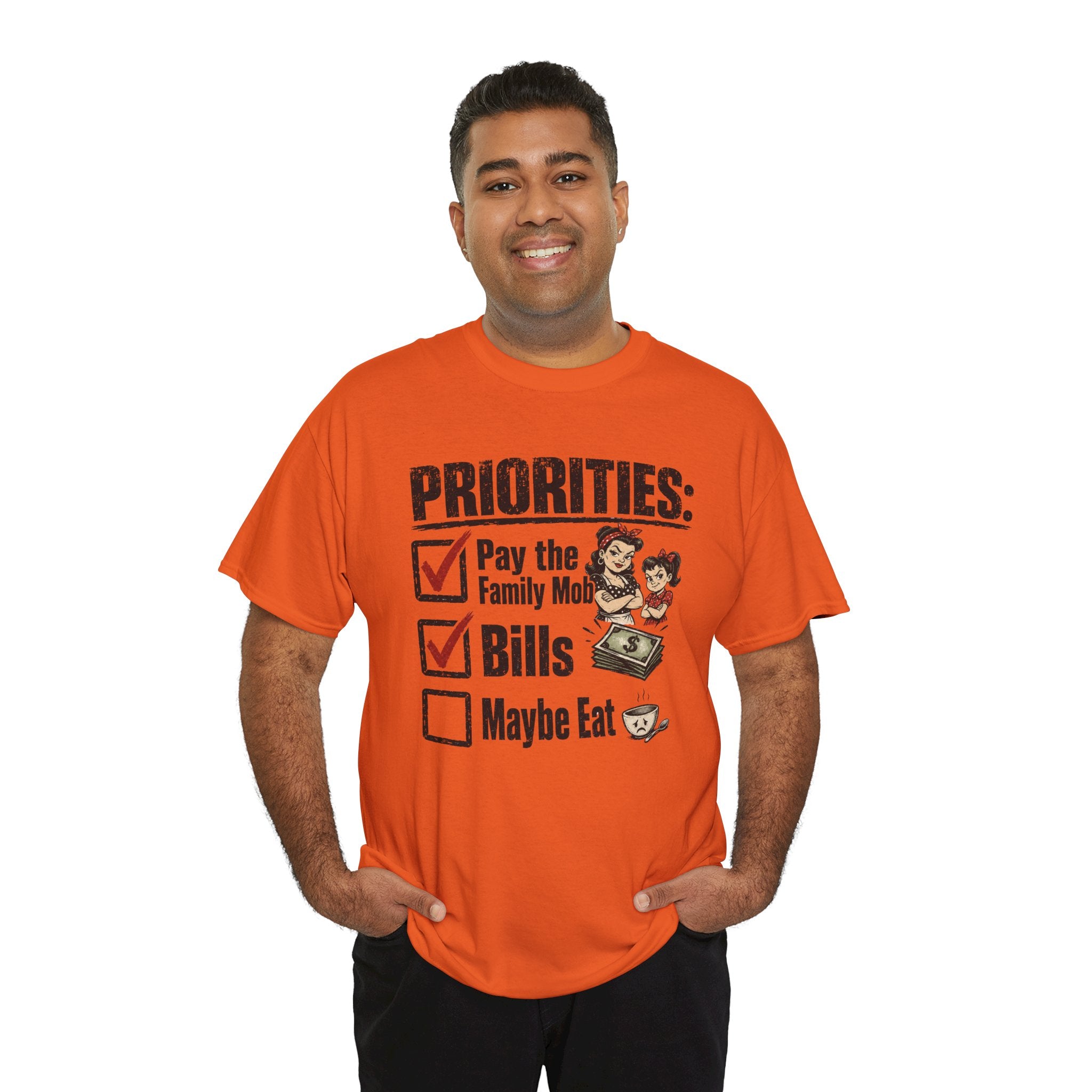 Priorities: Pay the Family, Bills, Maybe Eat T-Shirt