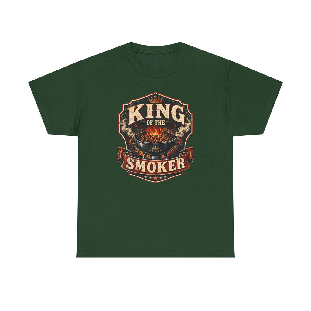 King of the Smoker TShirt  BBQ Grill Master Graphic Tee