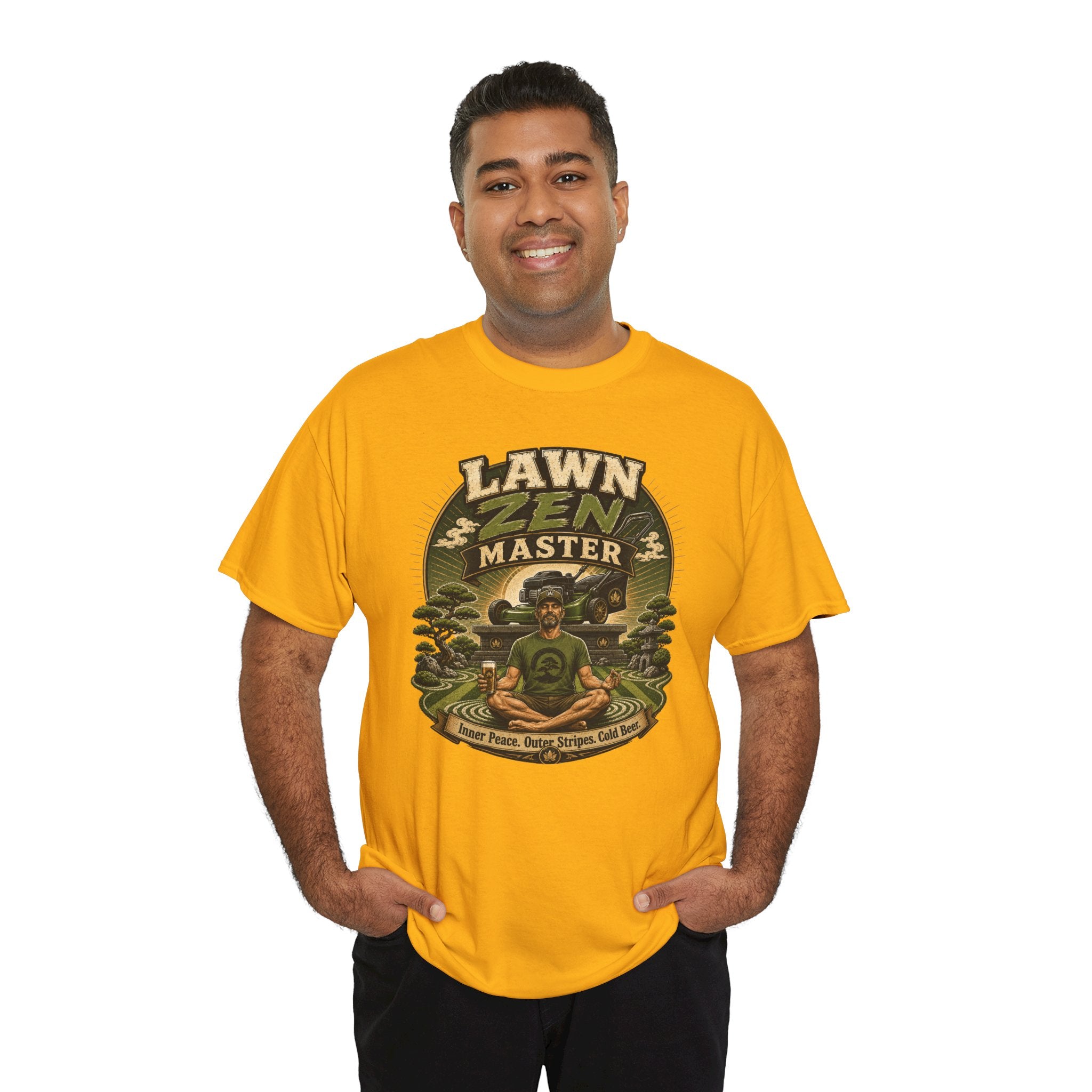 Lawn Zen Master T-Shirt – Gardening Humor Tee