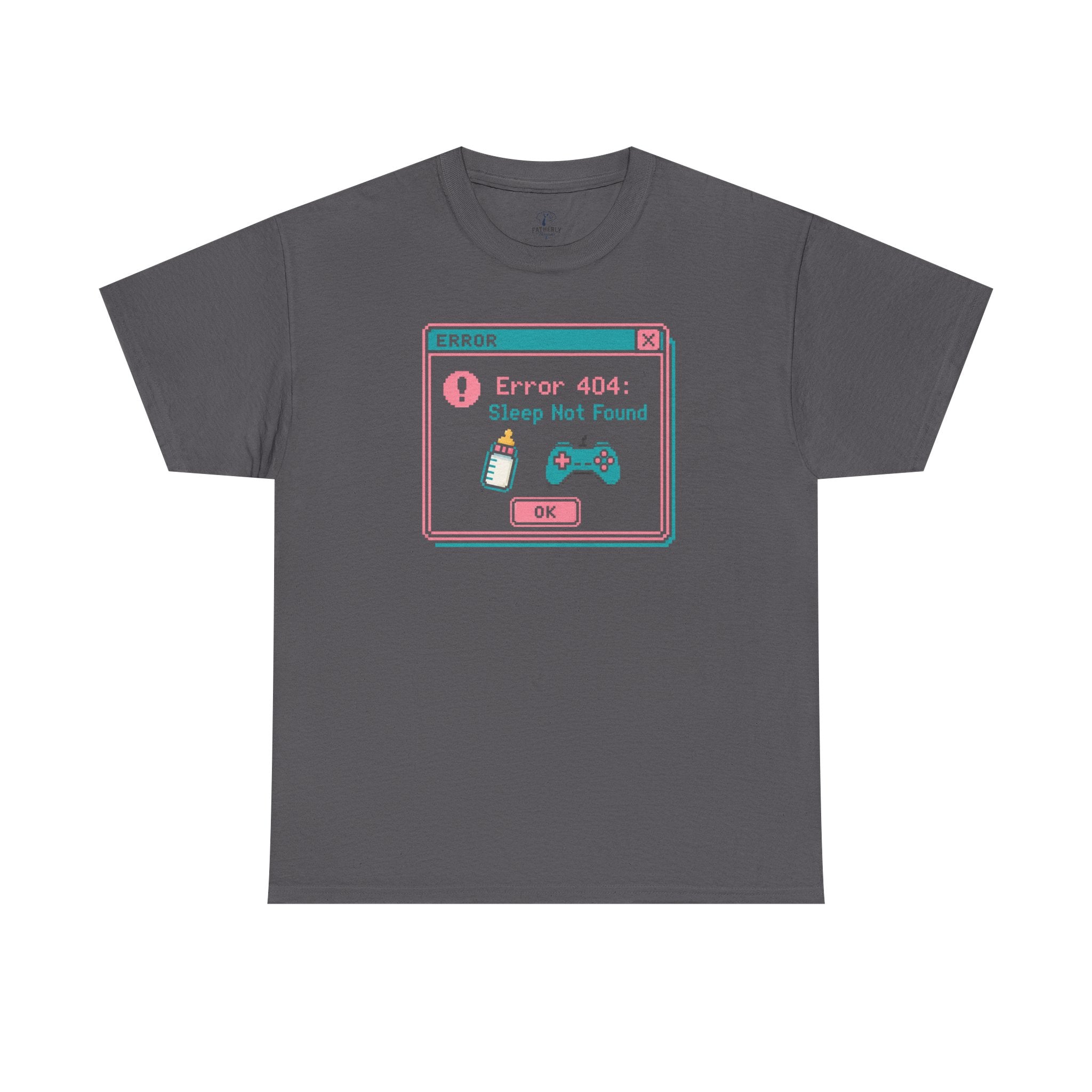 Error 404 "Sleep Not Found" Tee Cute Gamer Vaporwave Graphic TShirt