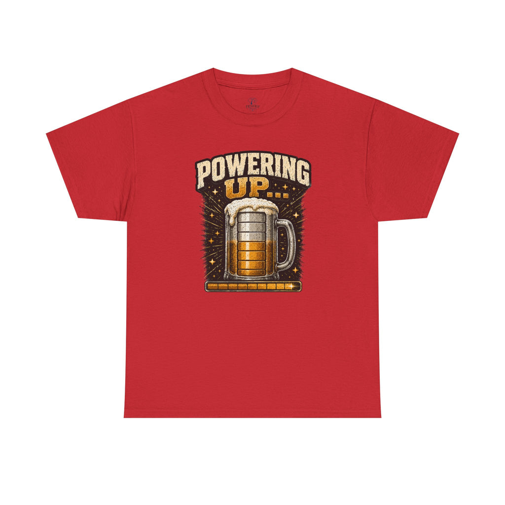 Powering Up Beer Mug T‑Shirt