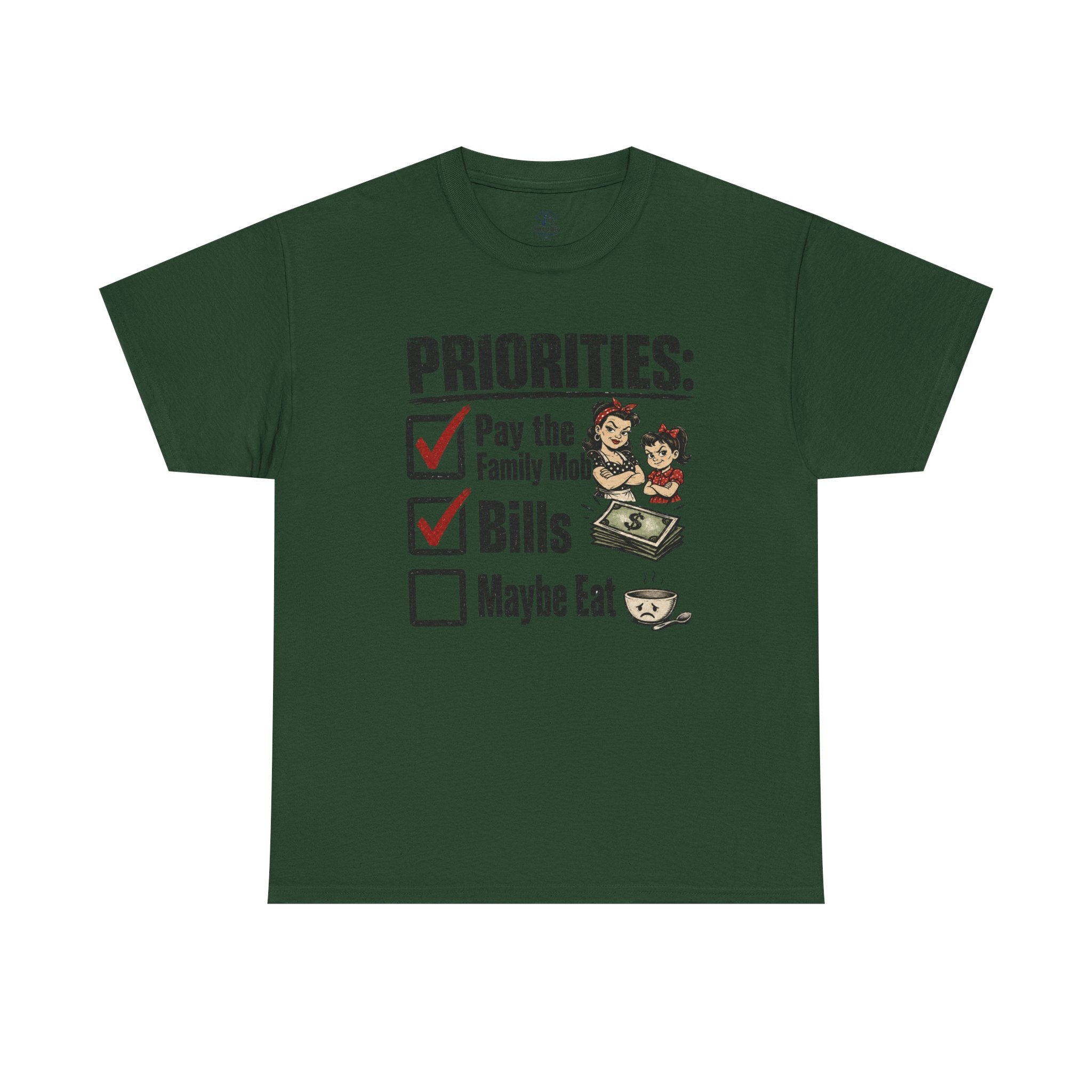 Priorities: Pay the Family, Bills, Maybe Eat T-Shirt