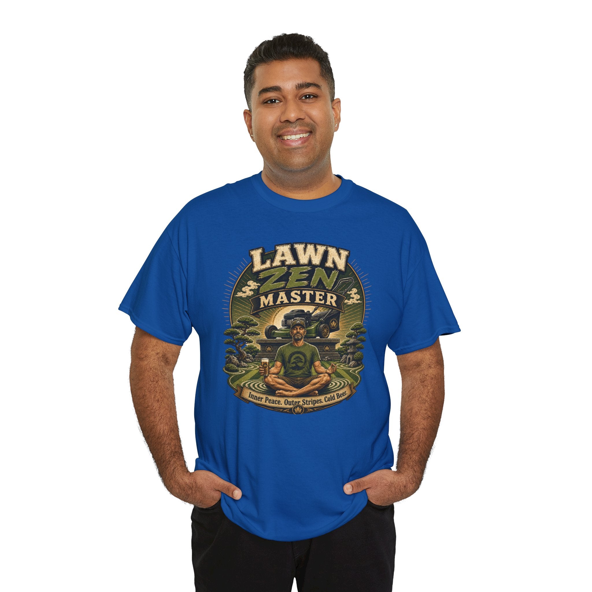 Lawn Zen Master T-Shirt – Gardening Humor Tee
