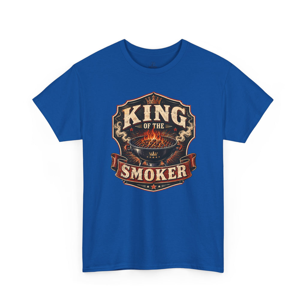 King of the Smoker TShirt  BBQ Grill Master Graphic Tee
