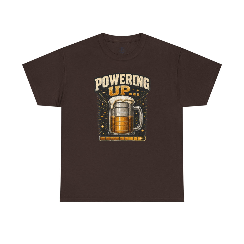 Powering Up Beer Mug T‑Shirt