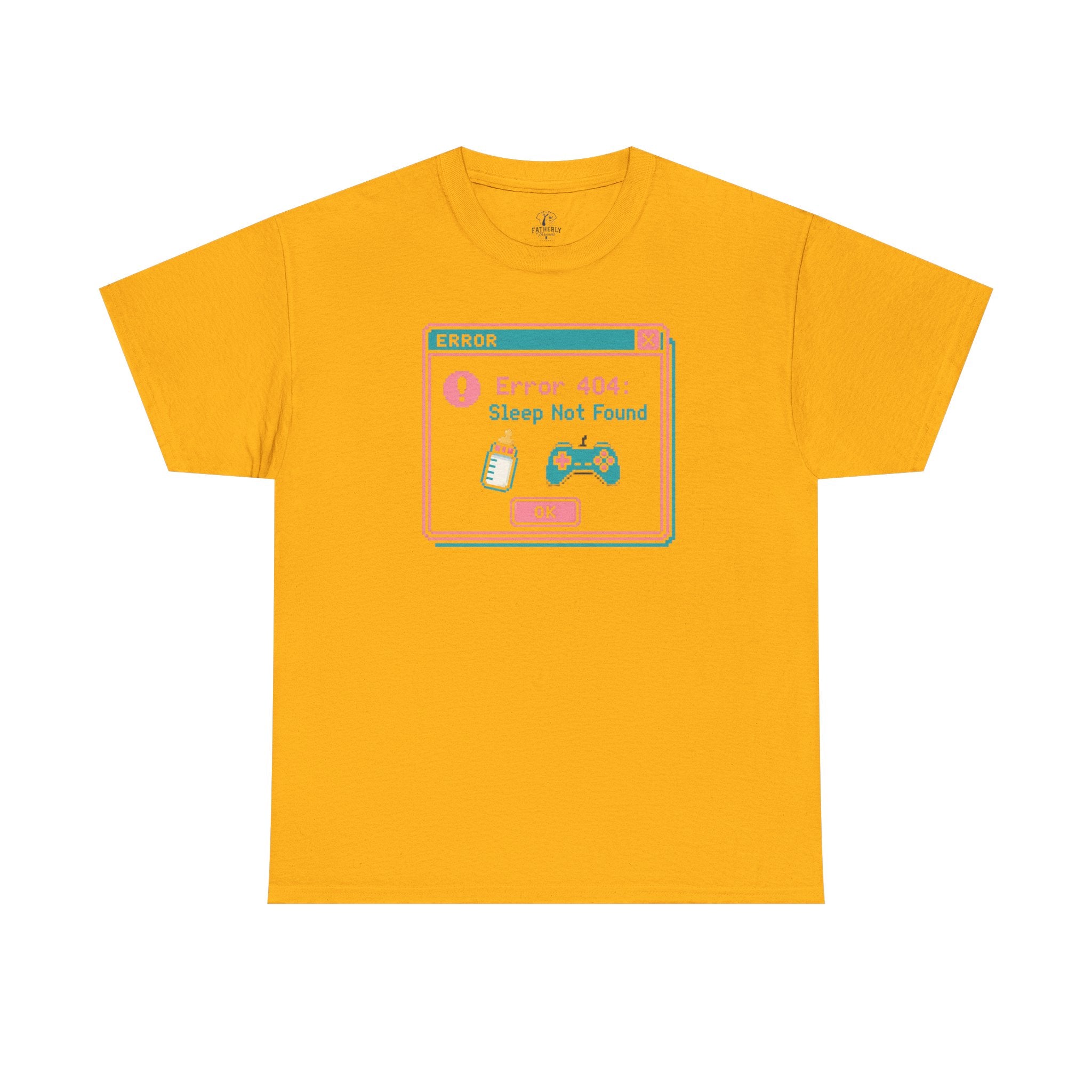 Error 404 "Sleep Not Found" Tee Cute Gamer Vaporwave Graphic TShirt