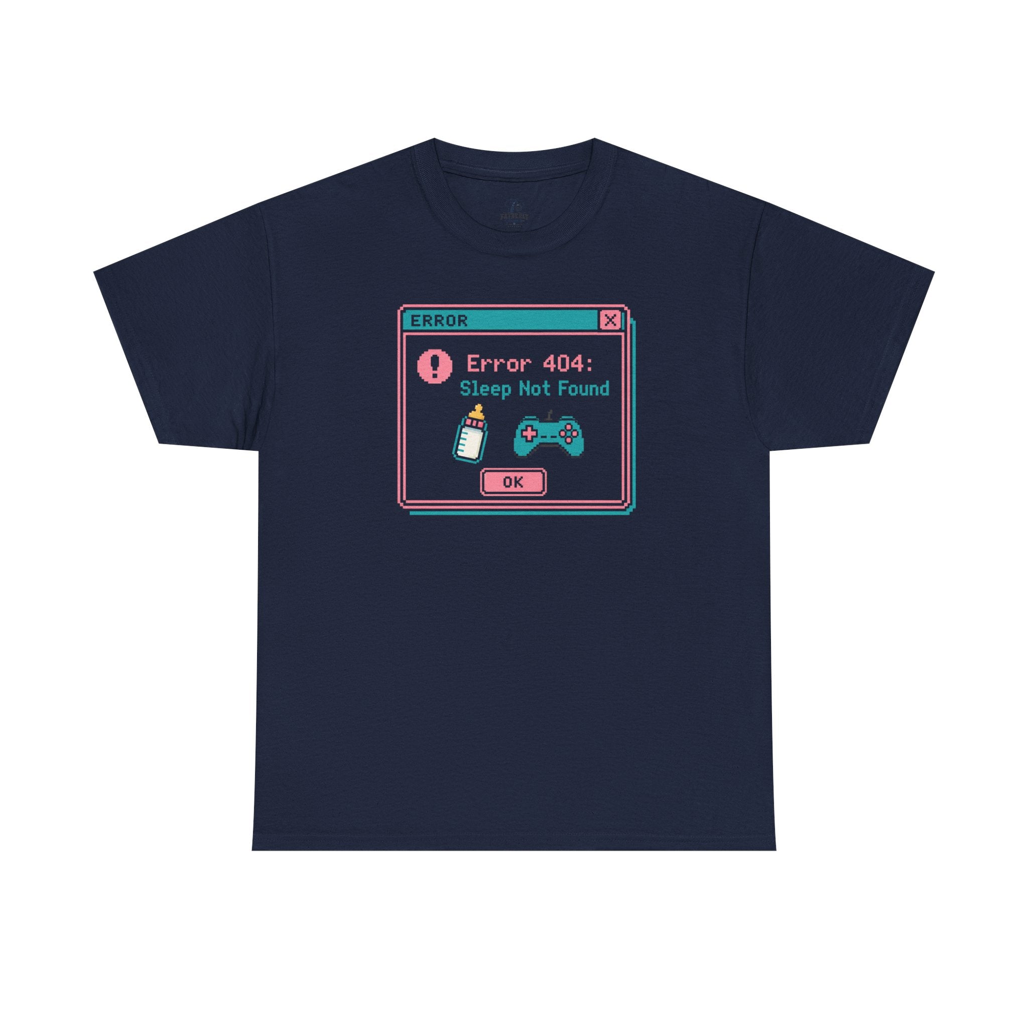 Error 404 "Sleep Not Found" Tee Cute Gamer Vaporwave Graphic TShirt