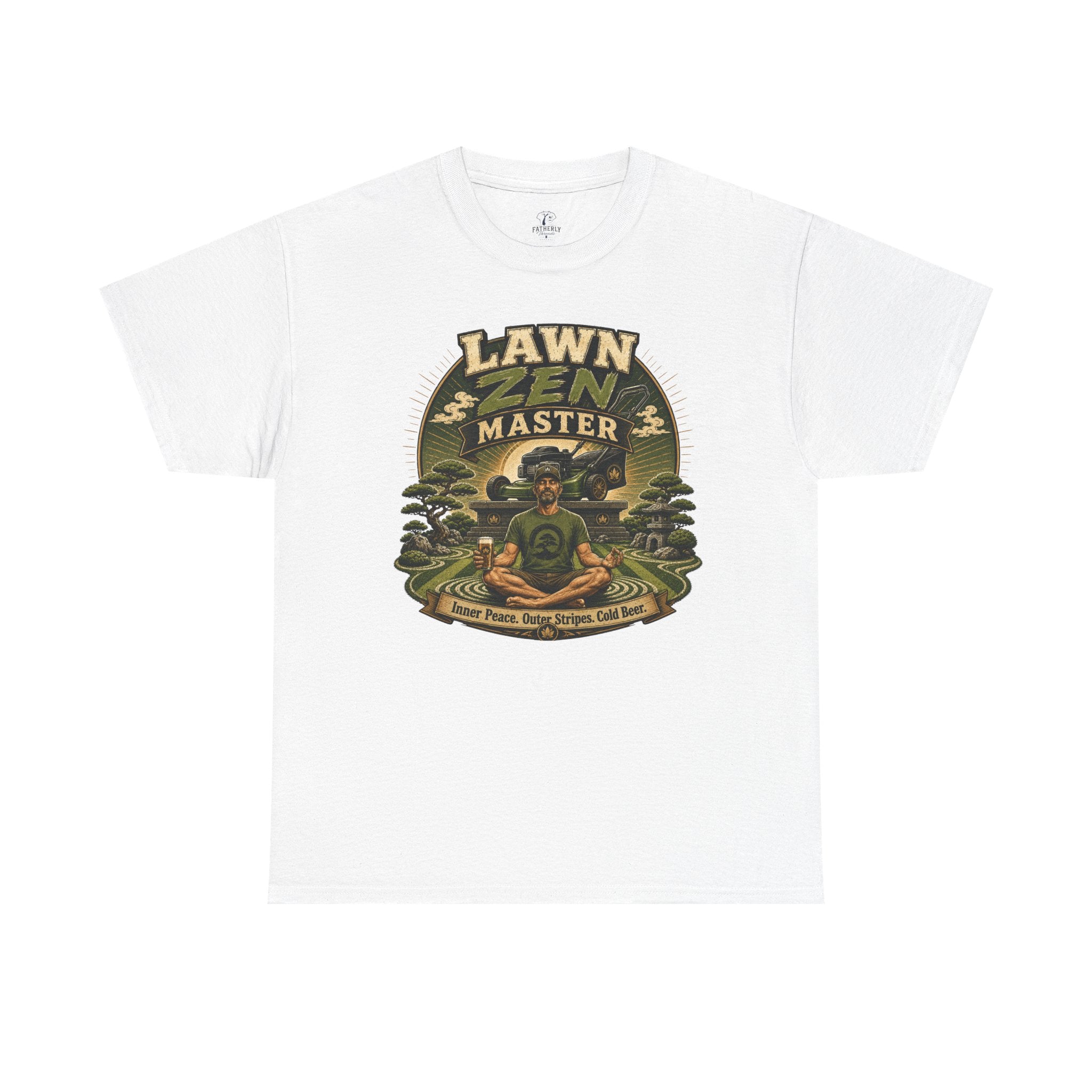Lawn Zen Master T-Shirt – Gardening Humor Tee