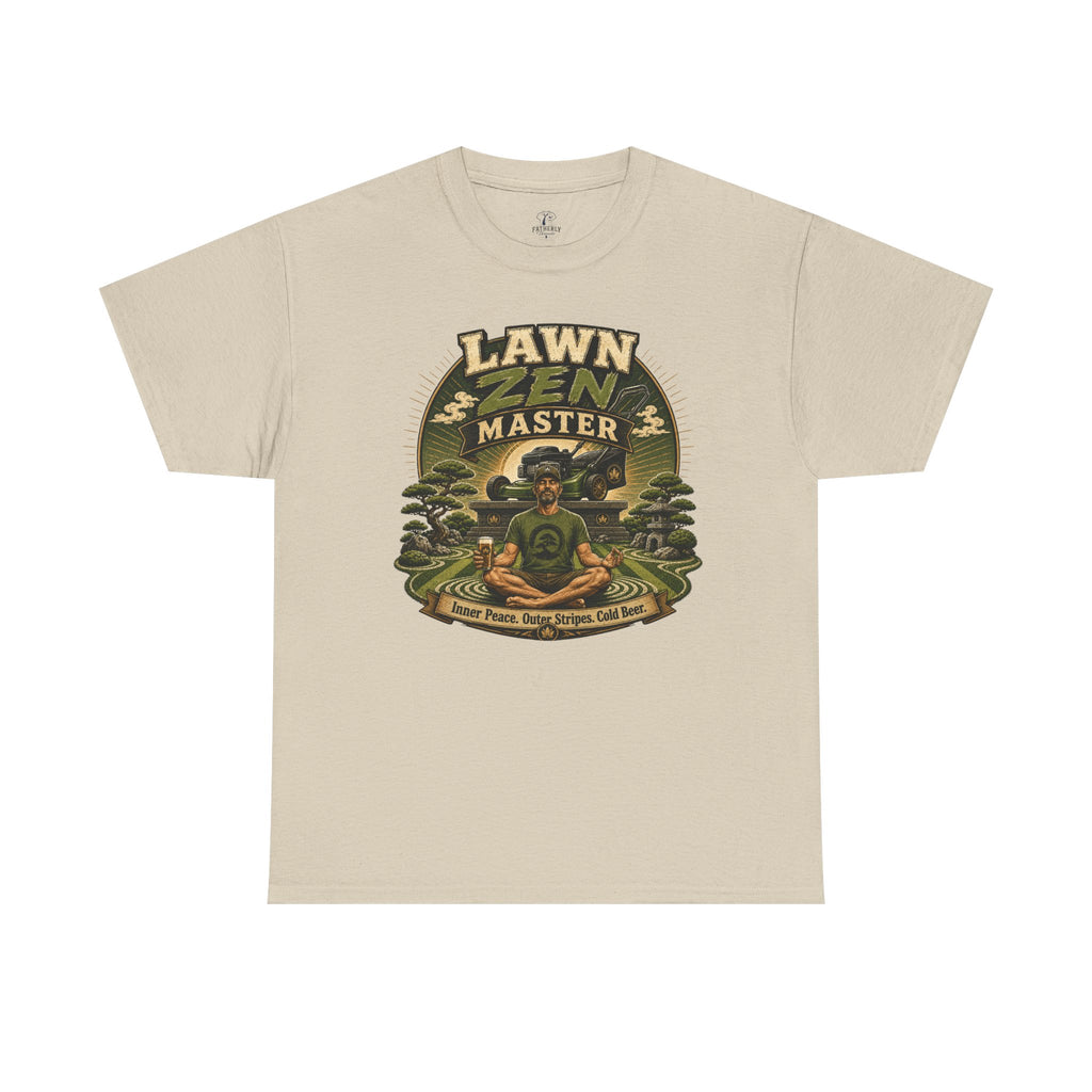 Lawn Zen Master T-Shirt – Gardening Humor Tee