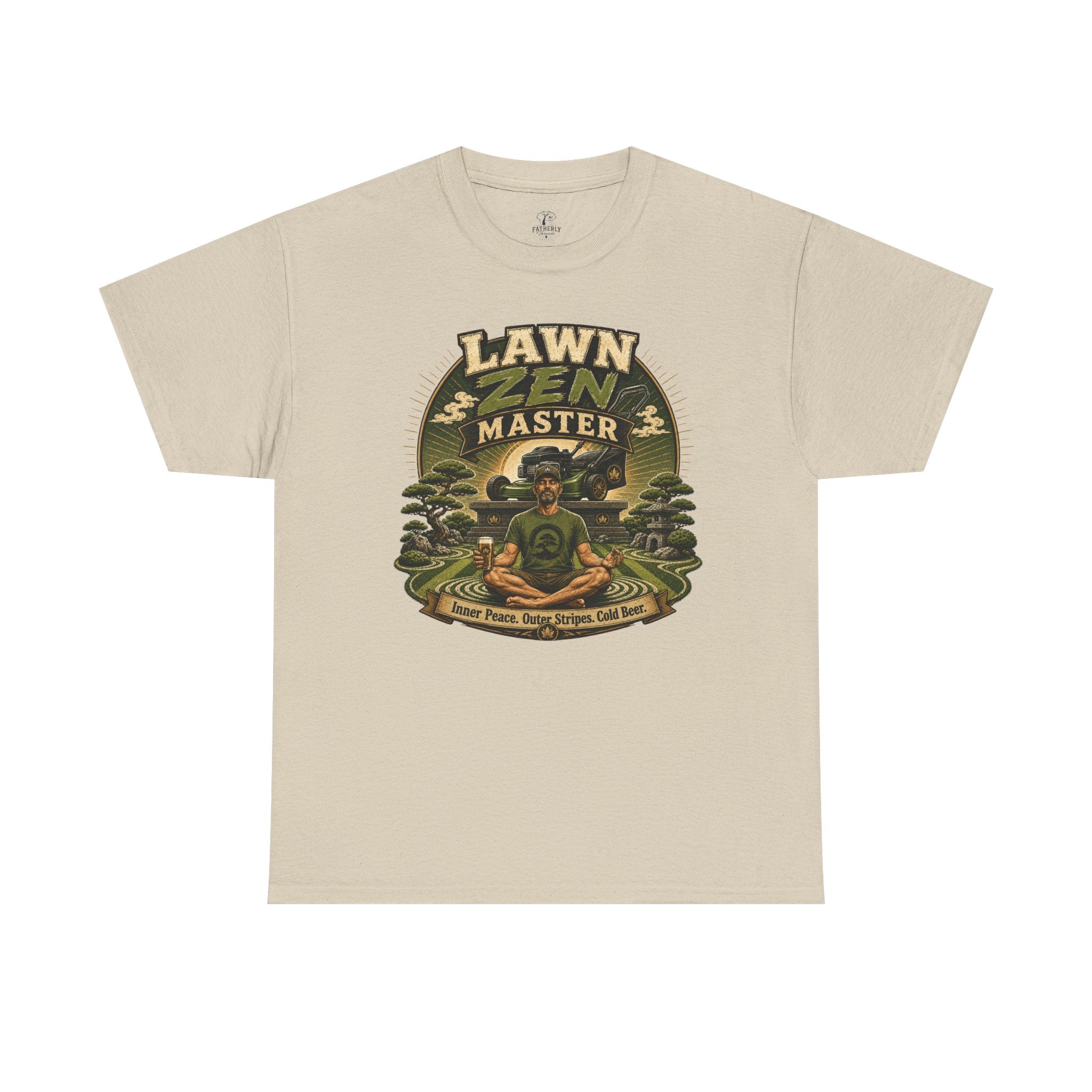 Lawn Zen Master T-Shirt – Gardening Humor Tee
