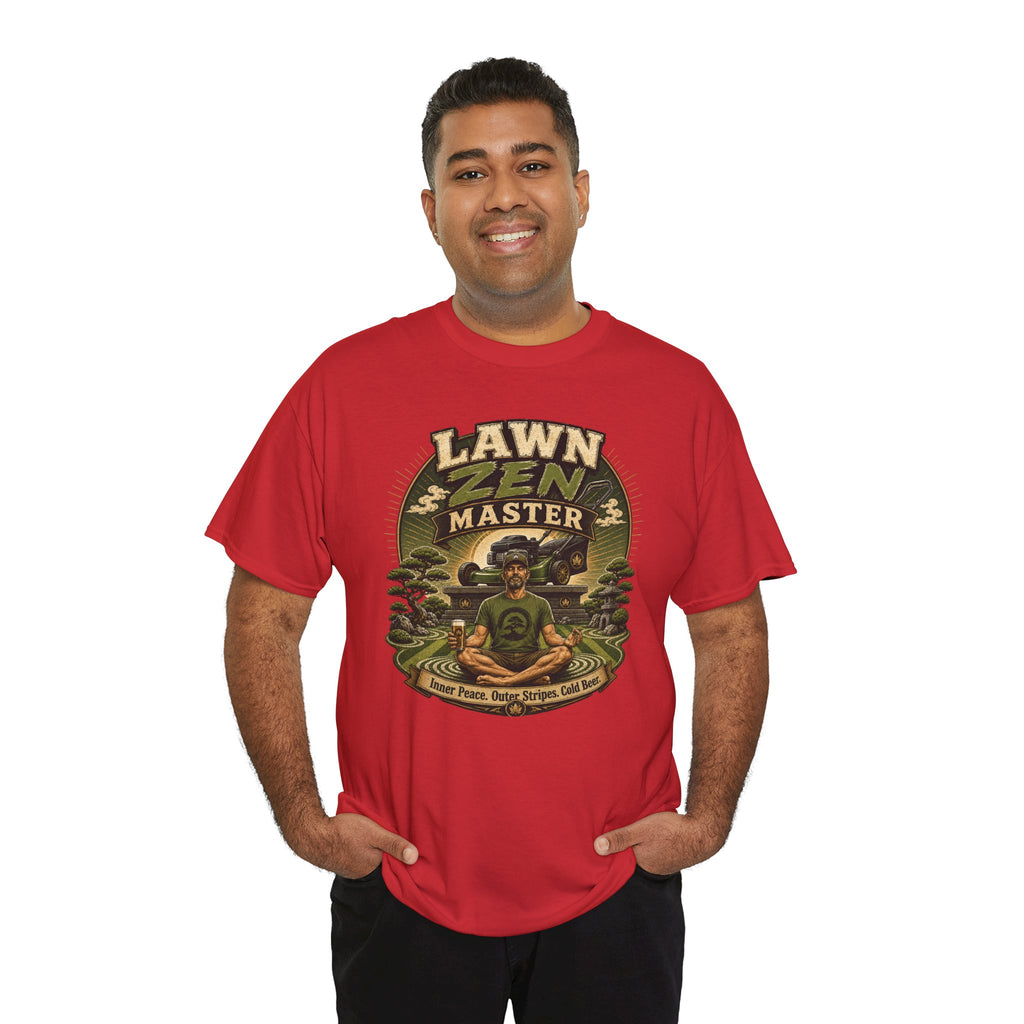 Lawn Zen Master T-Shirt – Gardening Humor Tee