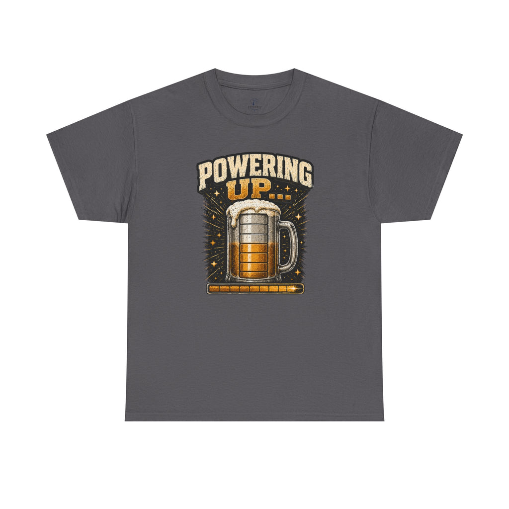 Powering Up Beer Mug T‑Shirt