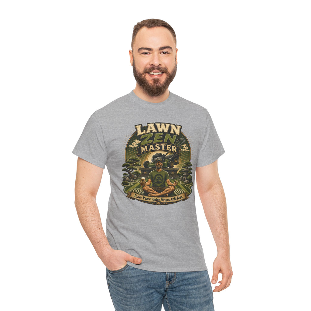 Lawn Zen Master T-Shirt – Gardening Humor Tee