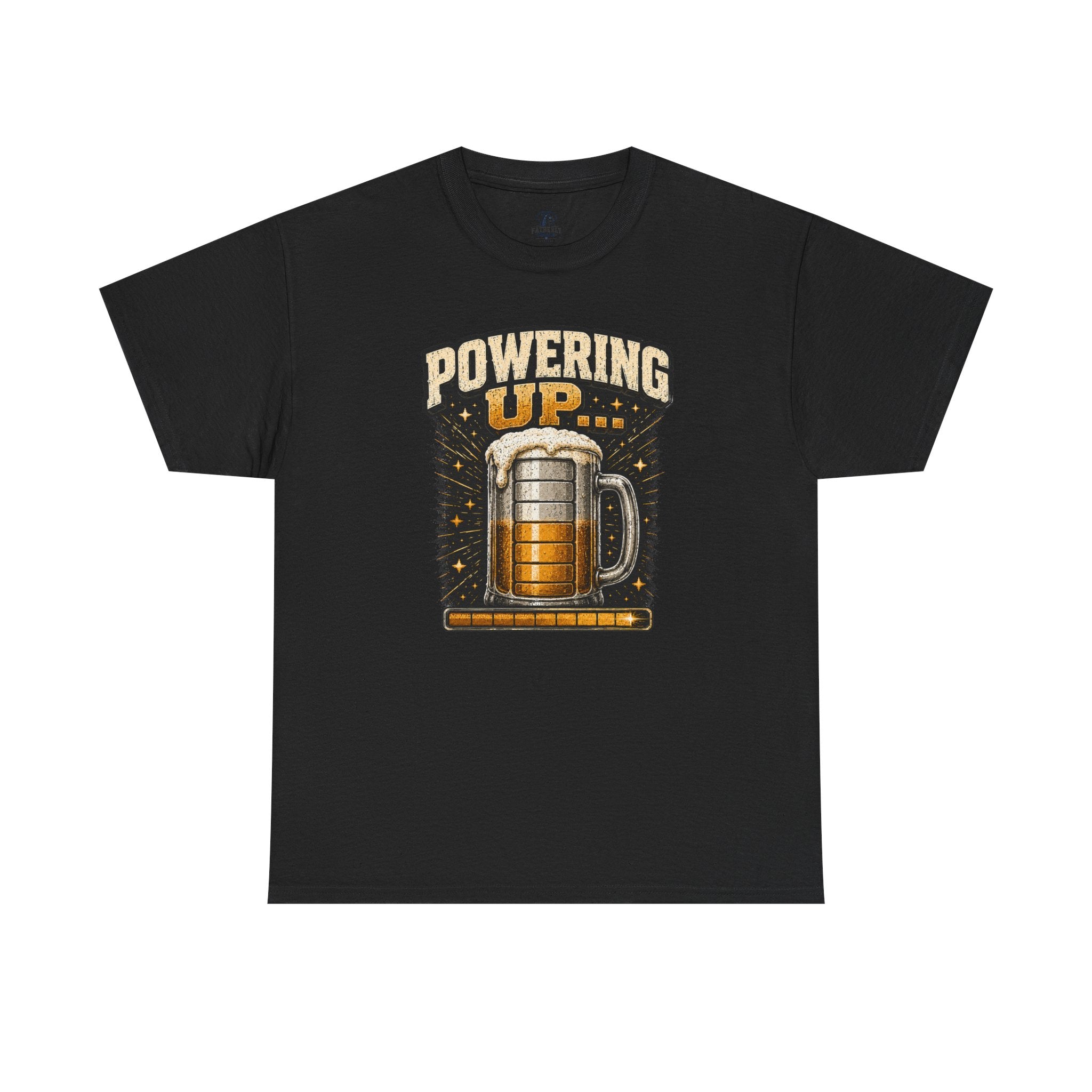 Powering Up Beer Mug T‑Shirt