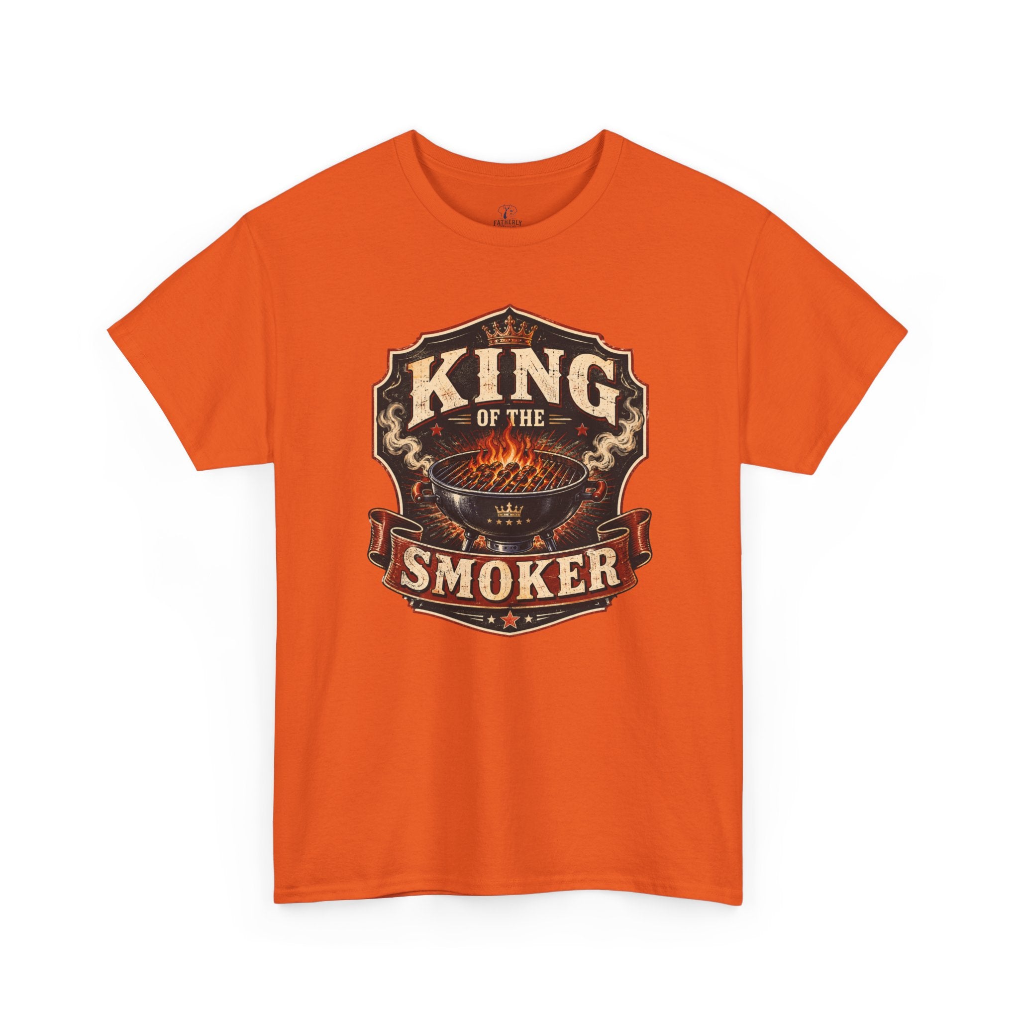 King of the Smoker TShirt  BBQ Grill Master Graphic Tee