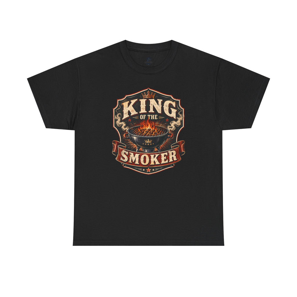 King of the Smoker TShirt  BBQ Grill Master Graphic Tee