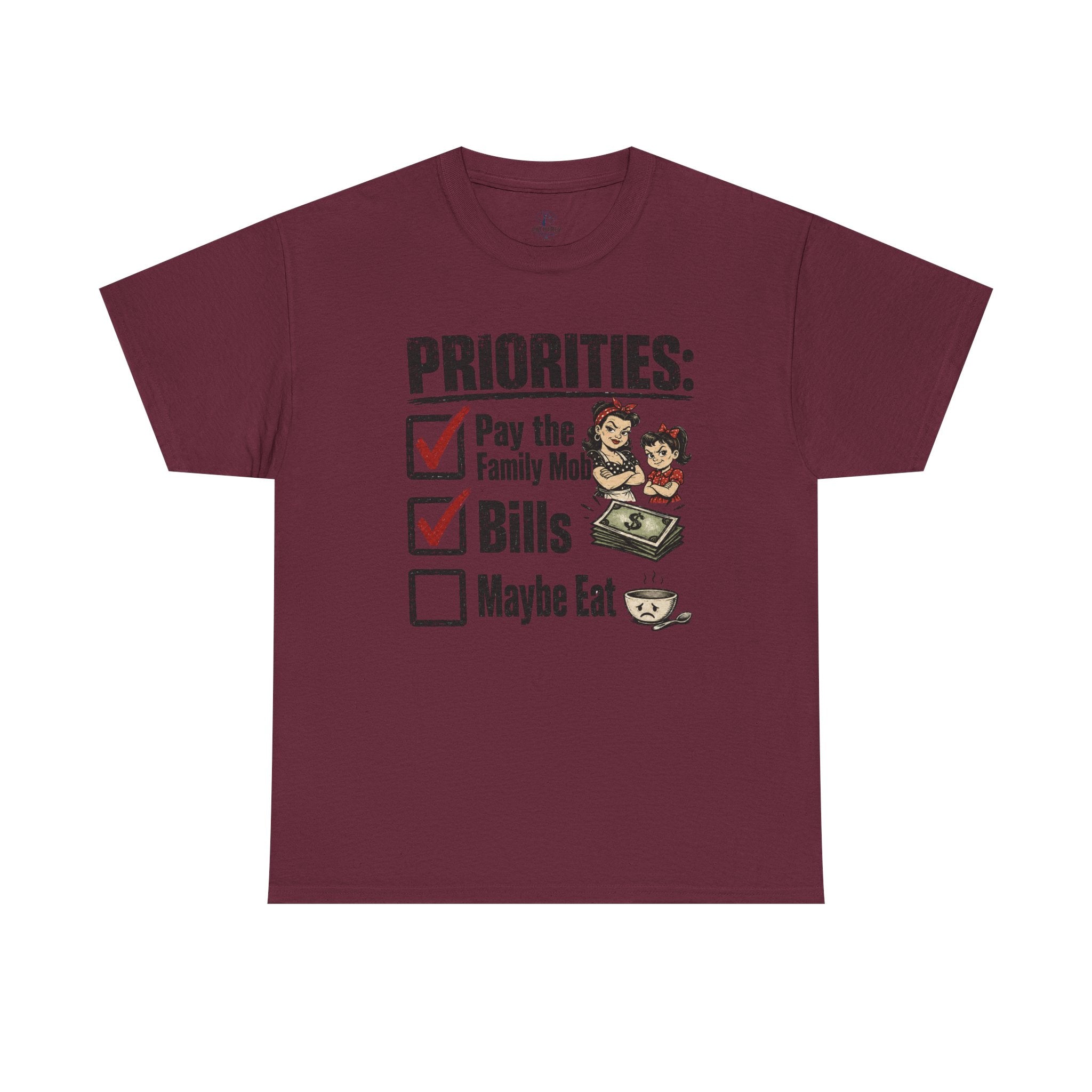 Priorities: Pay the Family, Bills, Maybe Eat T-Shirt
