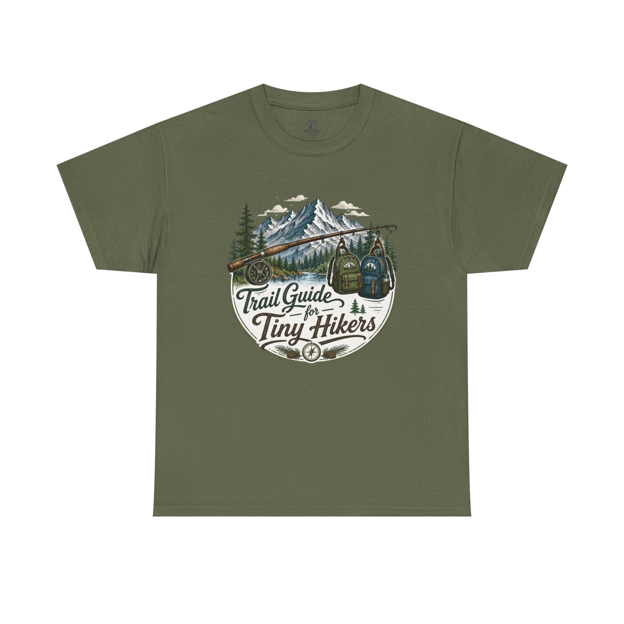 Trail Guide for Tiny Hikers TShirt Mountain Hiking Badge Tee