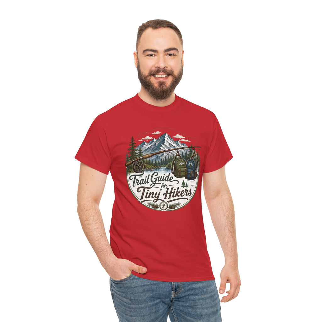 Trail Guide for Tiny Hikers TShirt Mountain Hiking Badge Tee