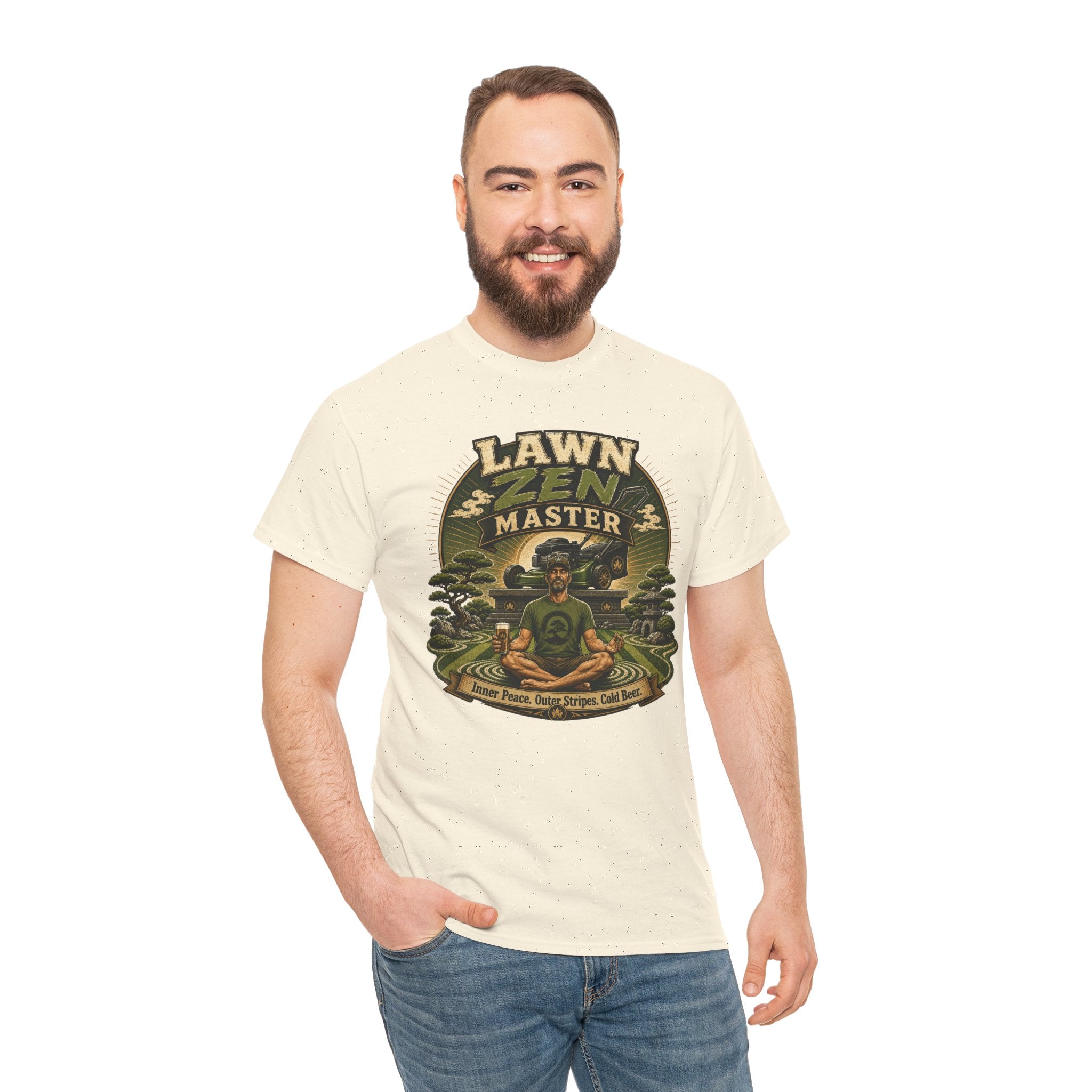 Lawn Zen Master T-Shirt – Gardening Humor Tee