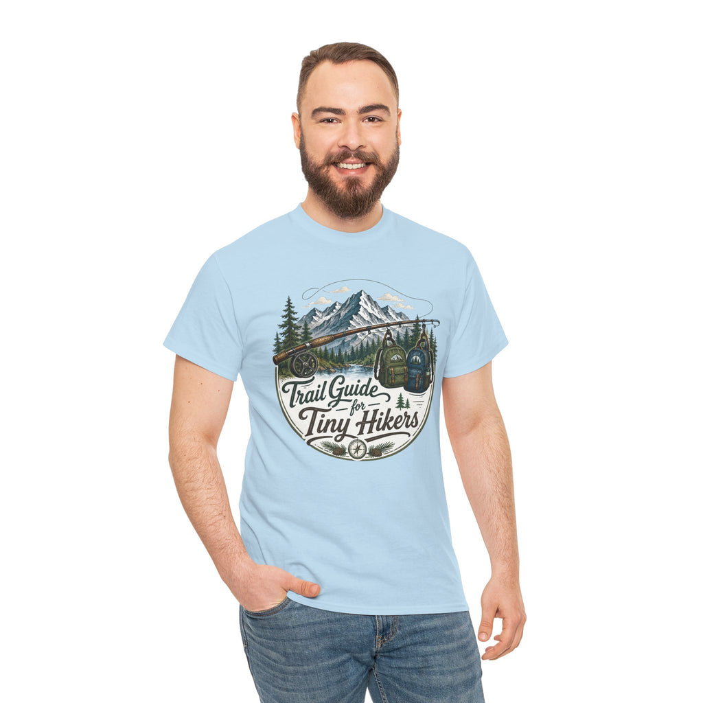 Trail Guide for Tiny Hikers TShirt Mountain Hiking Badge Tee
