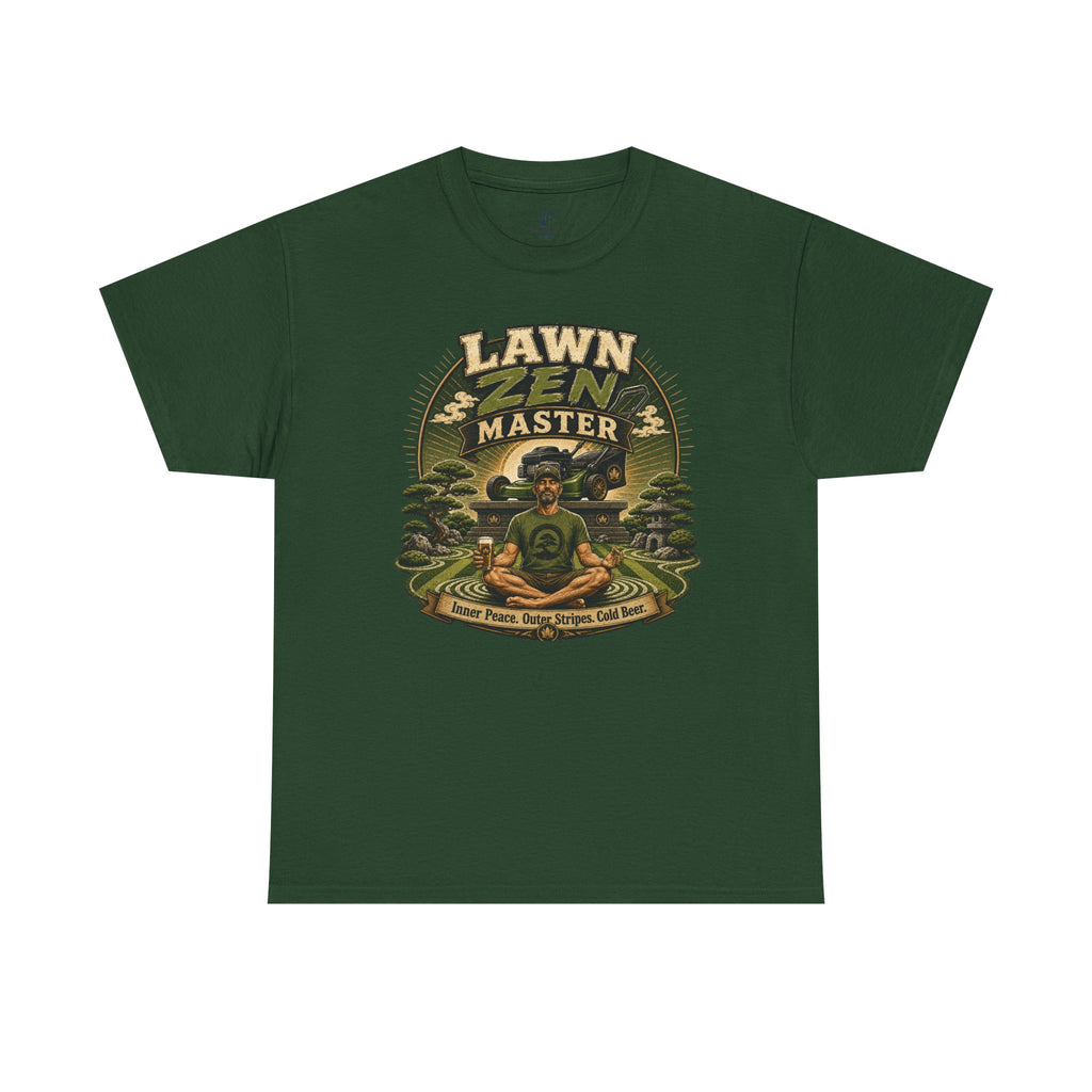 Lawn Zen Master T-Shirt – Gardening Humor Tee