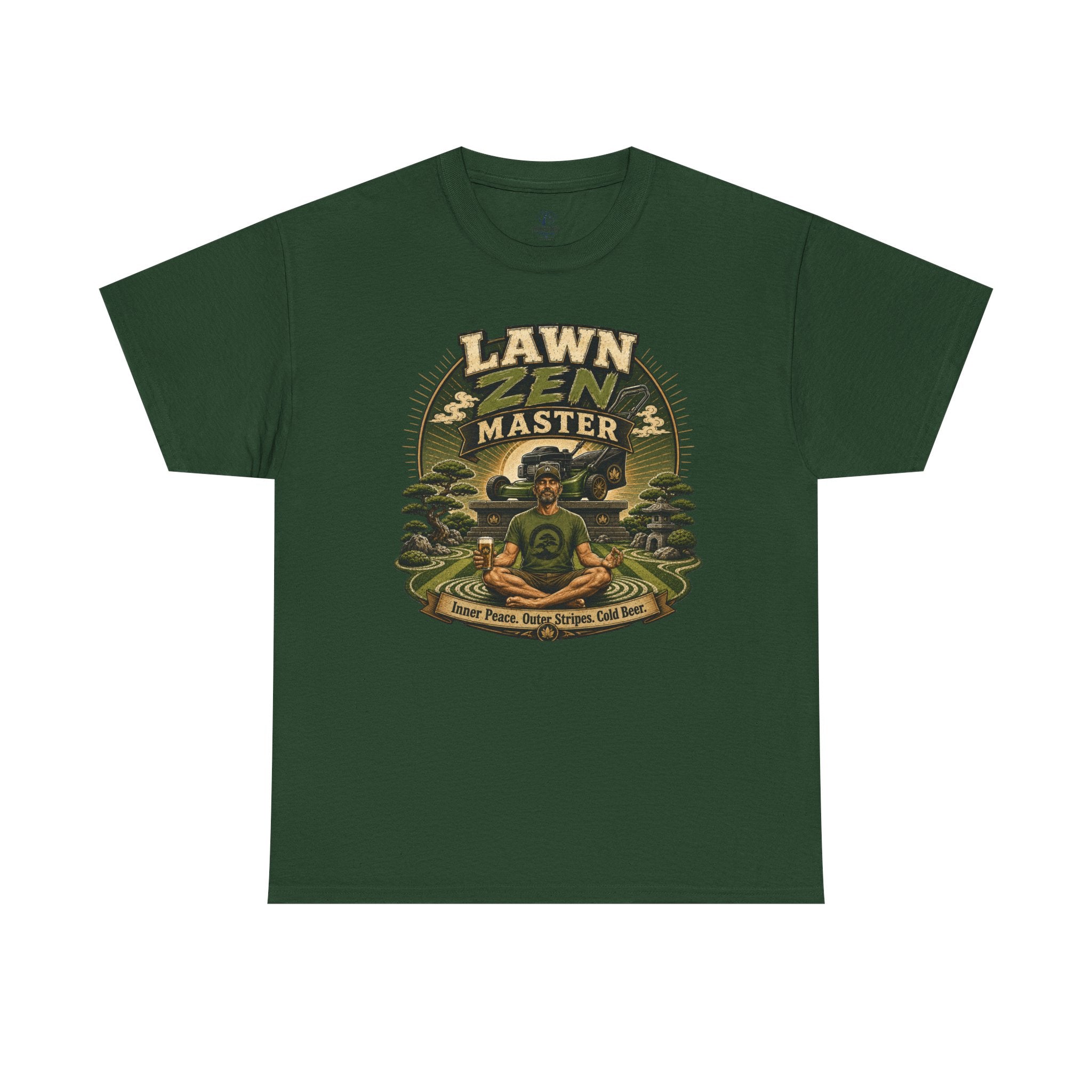 Lawn Zen Master T-Shirt – Gardening Humor Tee