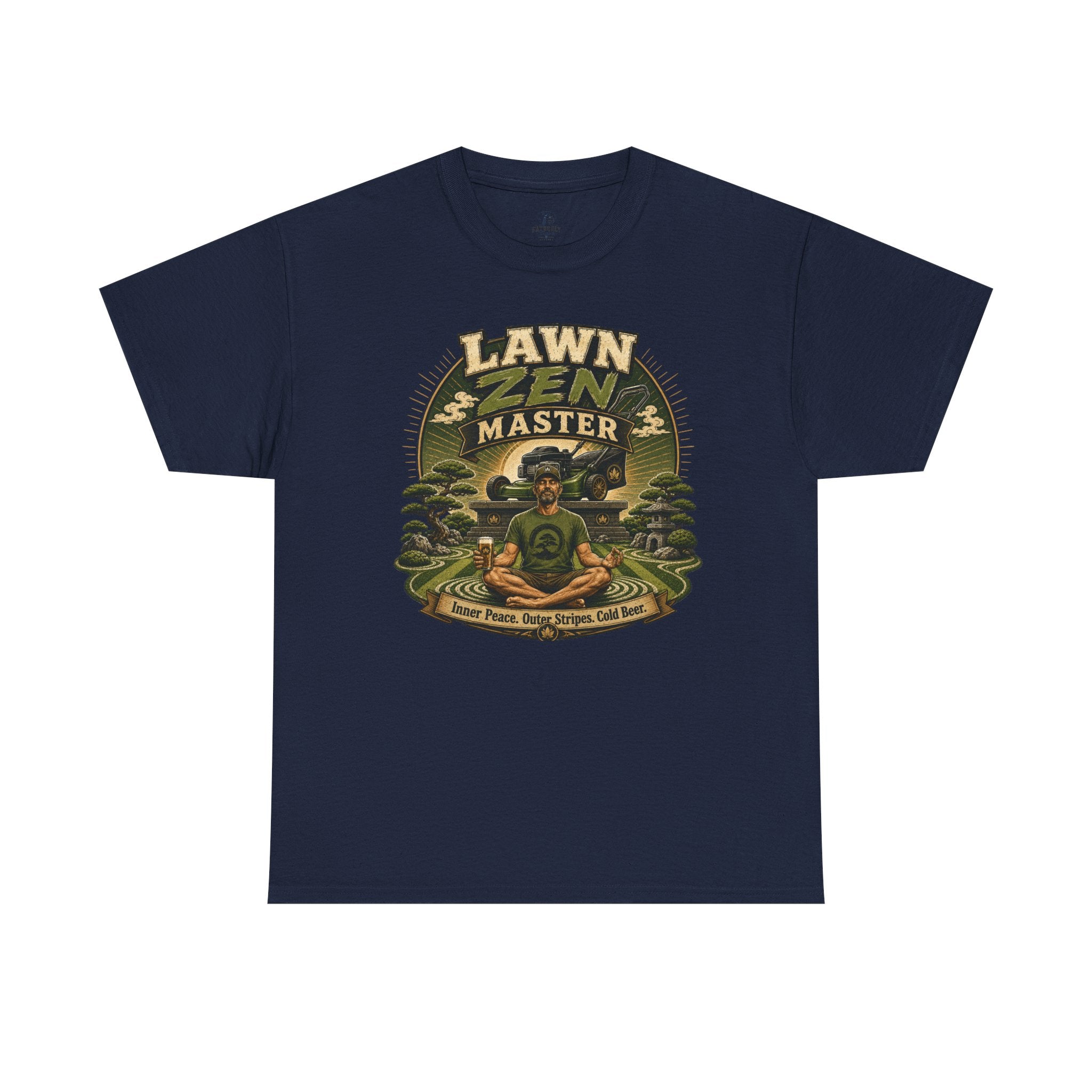 Lawn Zen Master T-Shirt – Gardening Humor Tee