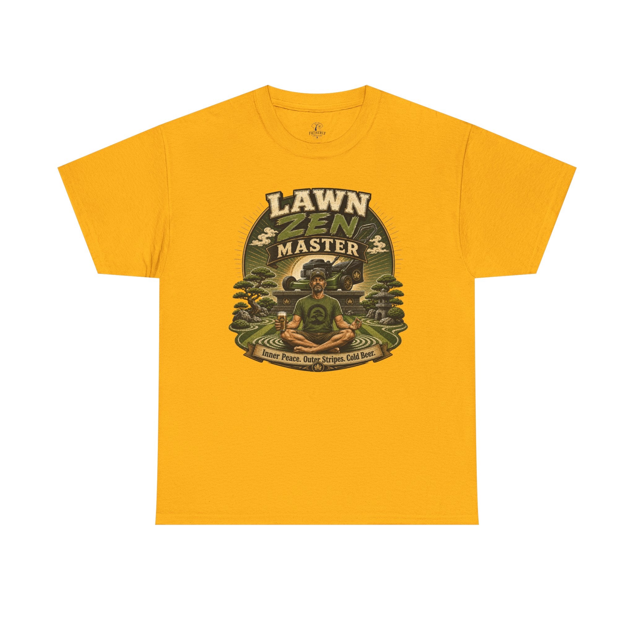 Lawn Zen Master T-Shirt – Gardening Humor Tee
