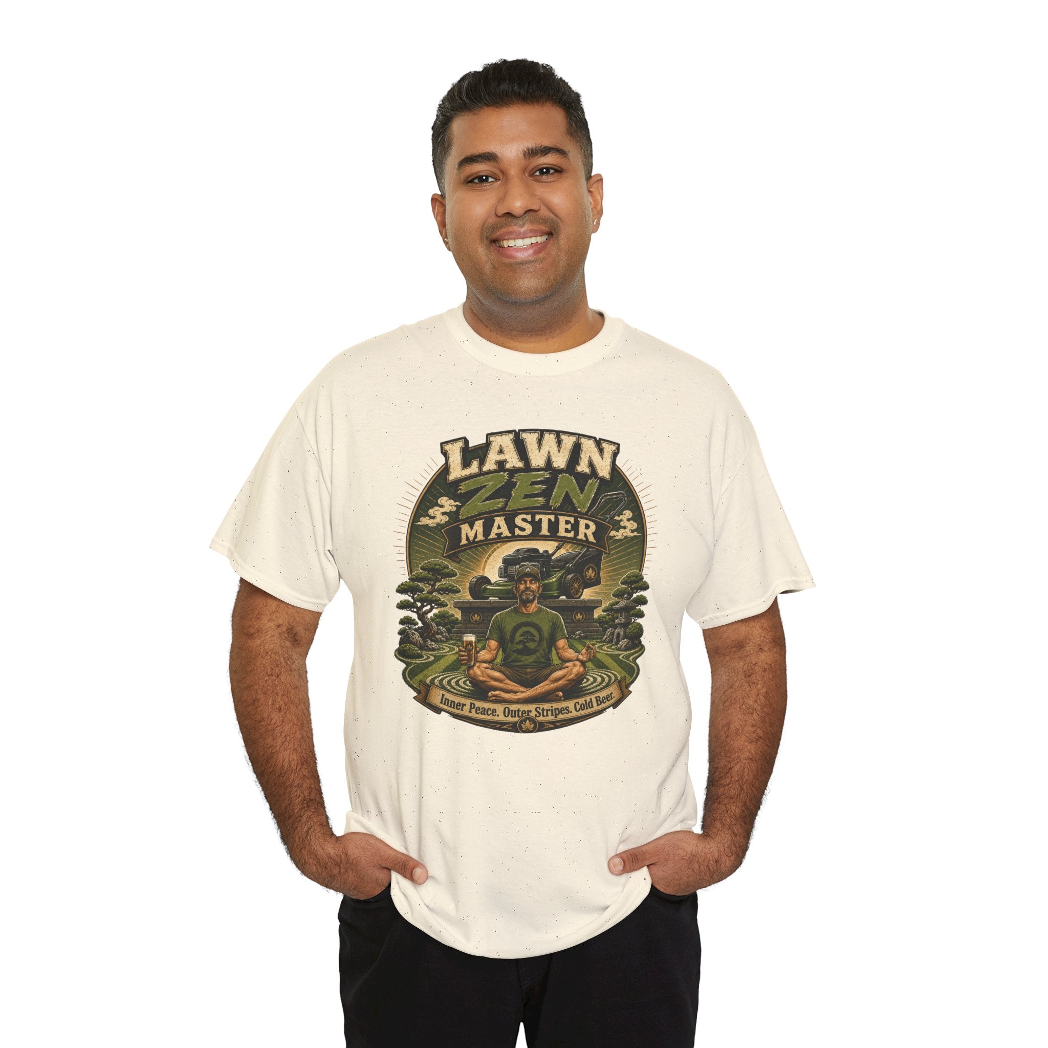 Lawn Zen Master T-Shirt – Gardening Humor Tee