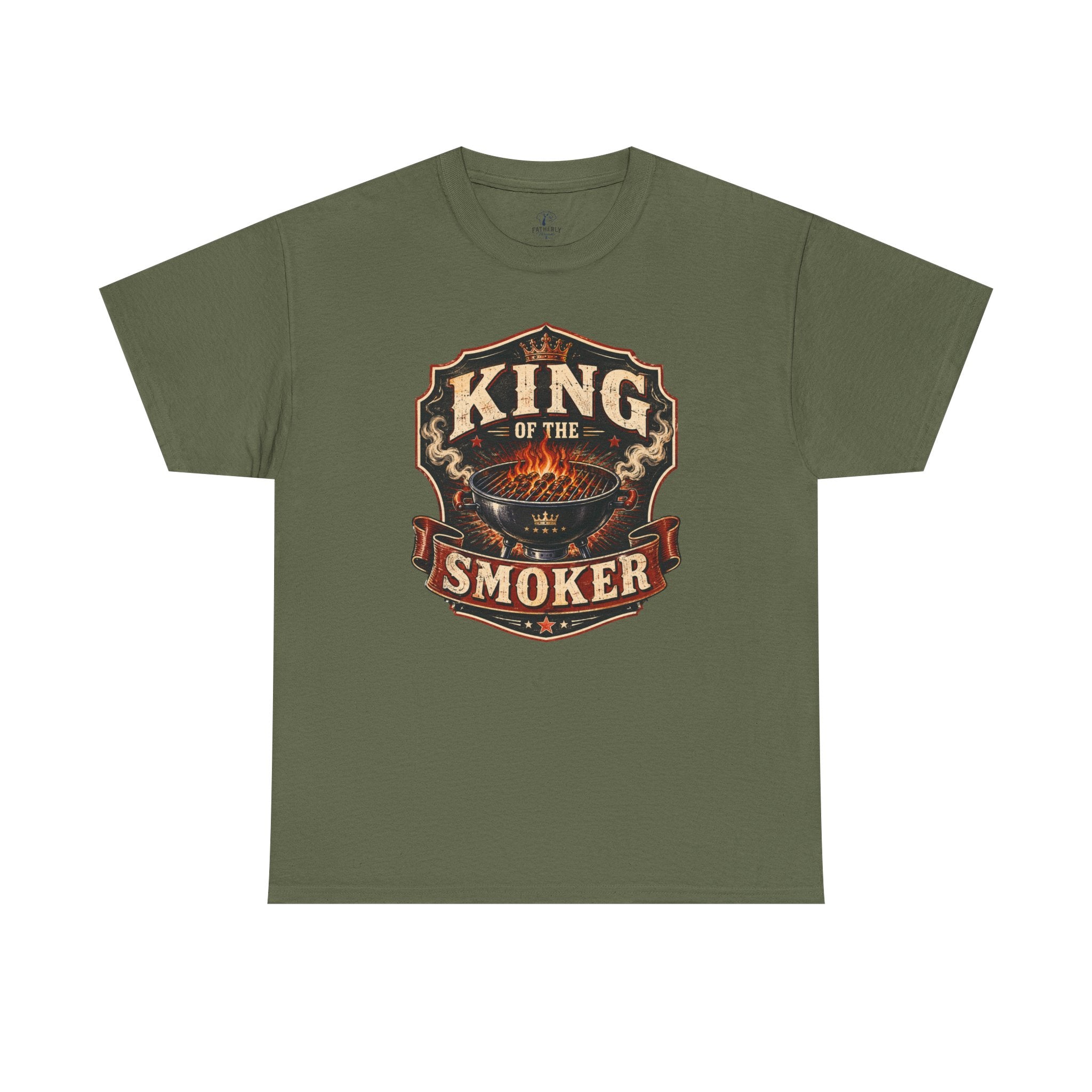 King of the Smoker TShirt  BBQ Grill Master Graphic Tee